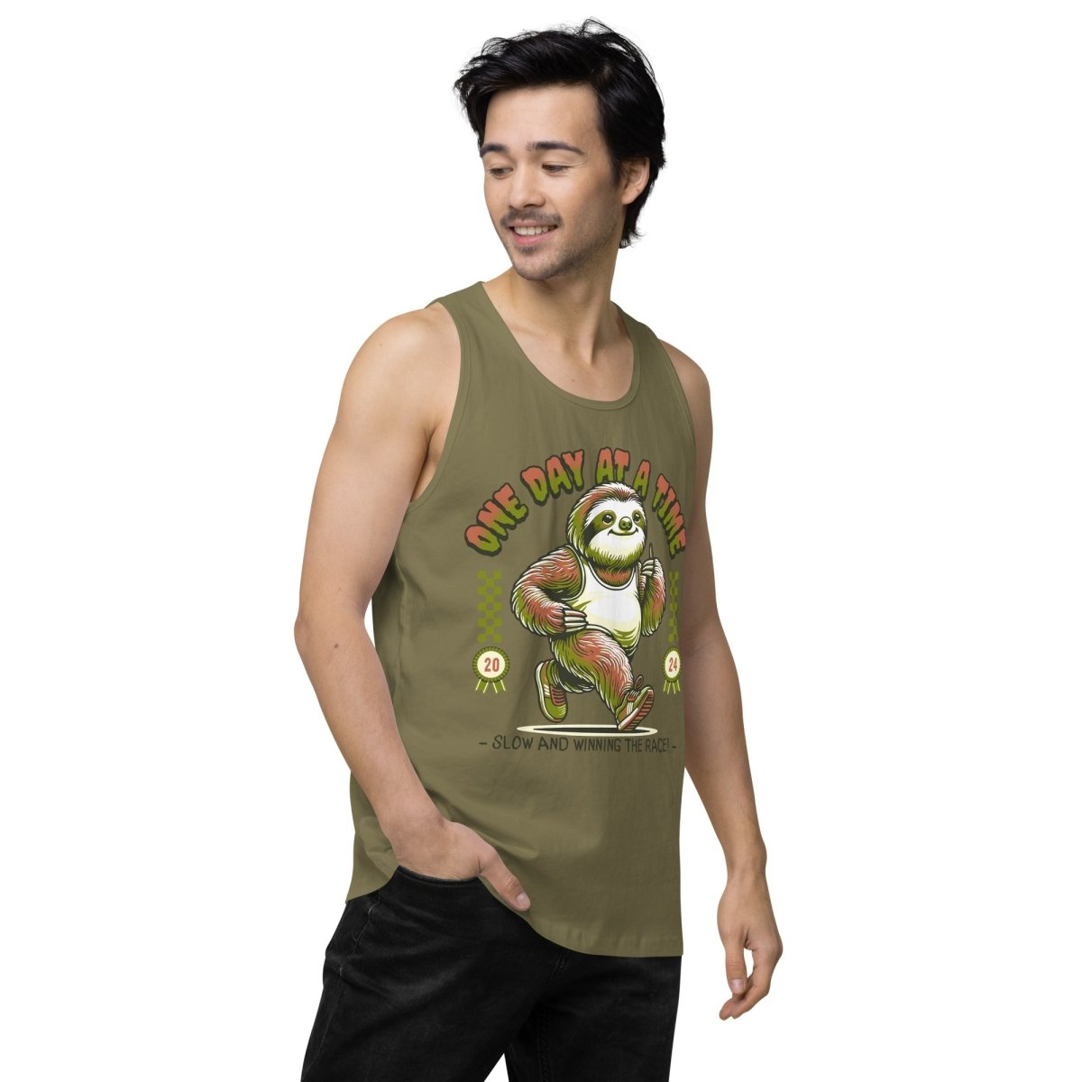 Premium Men's Tank Top - Breathable & Comfortable for Gym, Running & Casual Wear | Slow and Winning Collection