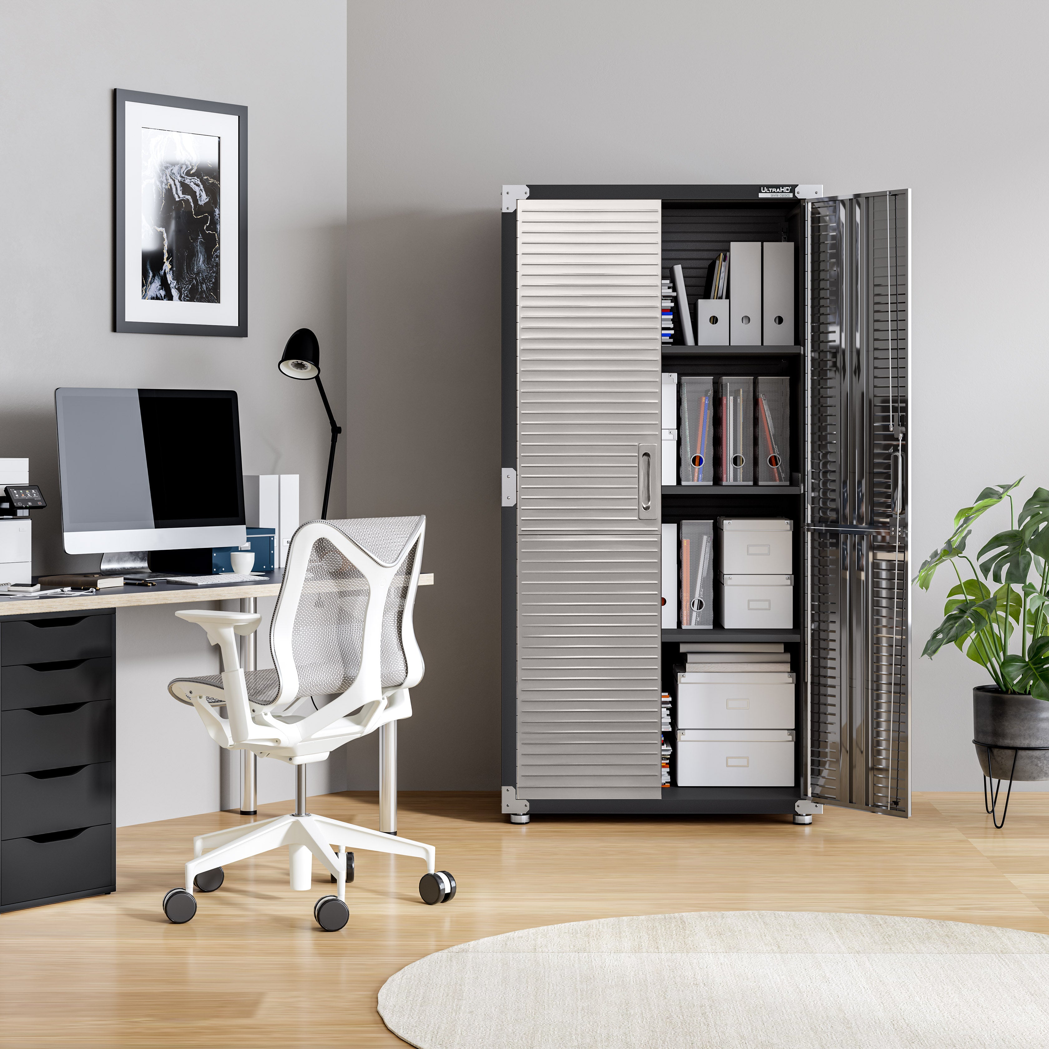 UltraHD® Storage Cabinet - Durable & Stylish Organizer for Home, Office, or Garage - Perfect for Storing Tools, Toys & Supplies