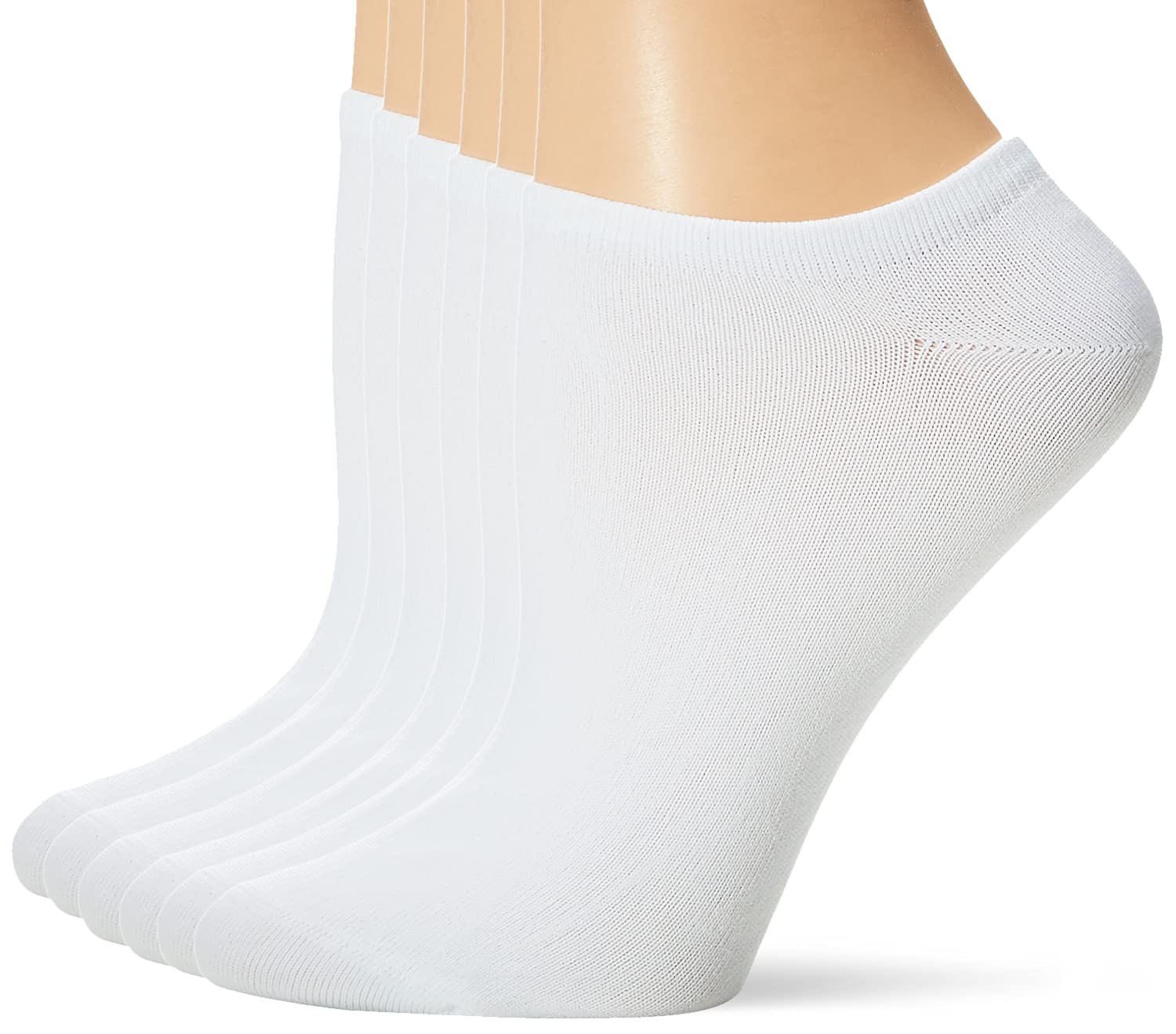 HUE Women's 6-Pack Microfiber Liner Socks - Ultra Soft No-Show Socks for Sneakers & Loafers - Perfect for Running, Hiking & Everyday Wear