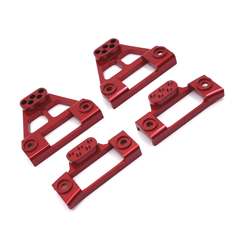 MJX Hyper Go H12Y/H12Y+ Upgrade Kit - Metal Front & Rear Shock Absorber Bracket for RC Cars - Perfect for Off-Road Bashing, Racing & Drifting