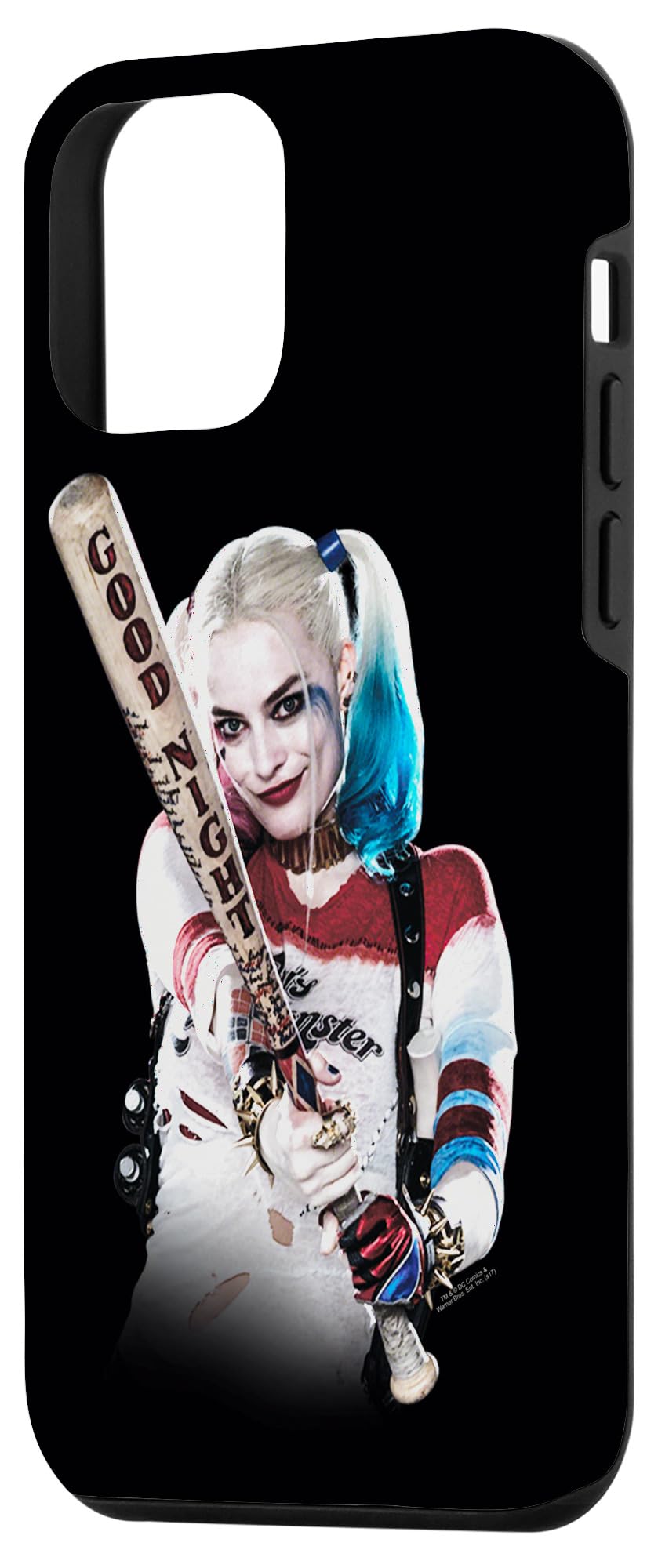 iPhone 12 Mini Suicide Squad Harley Quinn Bat at You Phone Case - Durable Protective Cover for Fans - Perfect for Cosplay, Comic Con & Movie Themed Parties