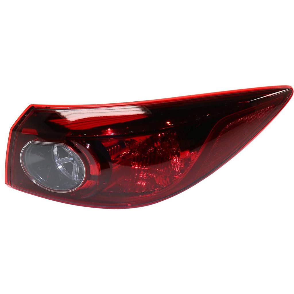 2014-2016 Mazda 3 Sedan LED Tail Lights Pair (Left & Right) - DOT Certified, Plug & Play Installation with Bulbs Included - Perfect for Night Driving & Enhanced Safety