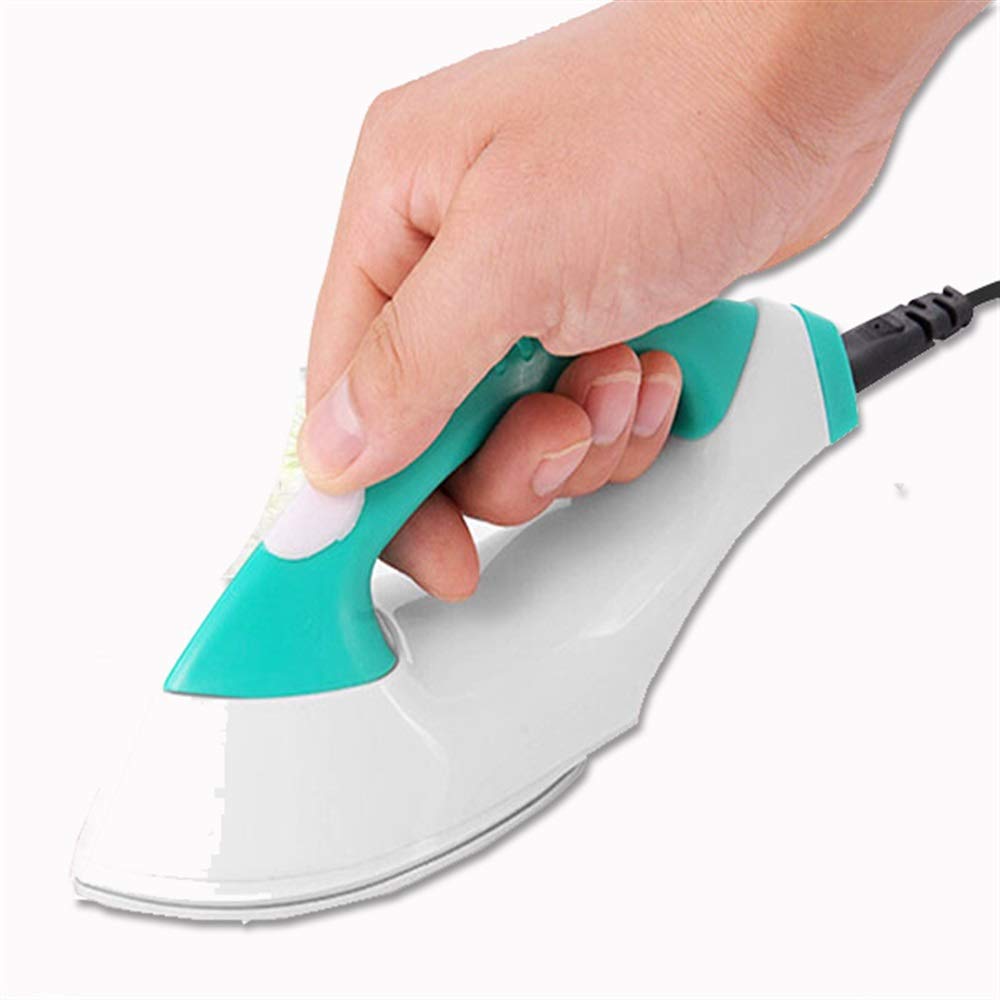 XUJJA Mini Portable Electric Iron - Compact Travel Steam Iron for Clothes, Handheld Ironing Appliance for Home & Hotel Use - Perfect for Wrinkle-Free Shirts, Dresses & Suits on the Go