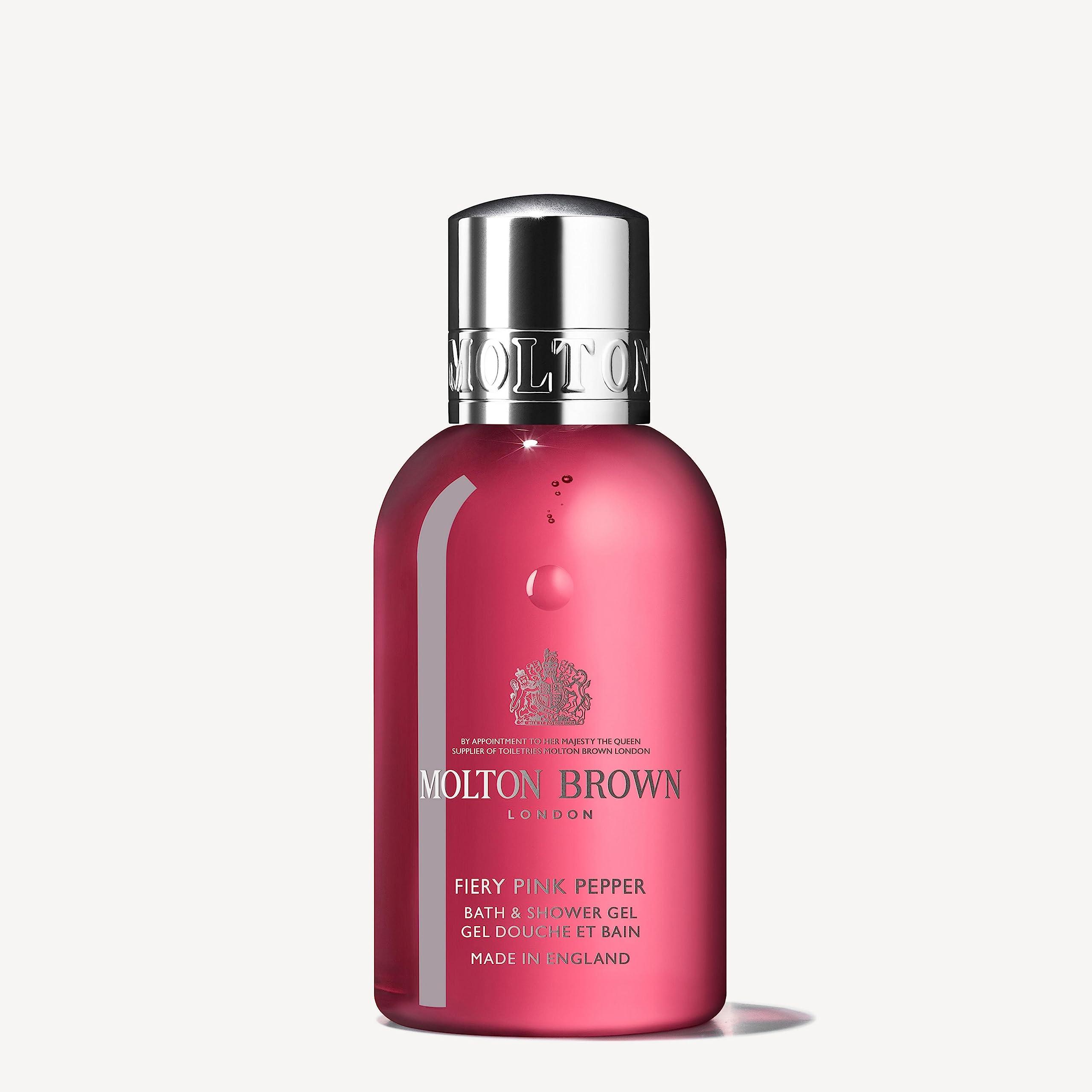 Molton Brown Pink Pepperpod Body Wash 100ml - Luxurious Moisturizing Shower Gel for Women & Men - Perfect for Daily Use, Travel & Spa Days