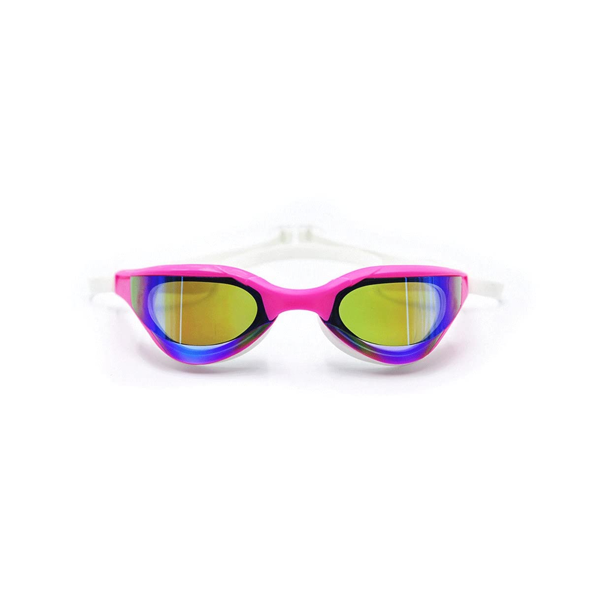 Anti-Fog UV Protection Swim Goggles for Adults & Kids - No Leak Wide View Swimming Goggles for Men, Women, Youth - Perfect for Pool, Beach, and Competitive Swimming (Pack of 1, Color E)