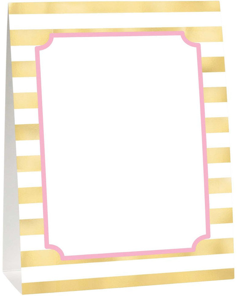 1st Birthday Girl Decorating Kit - Pack of 12 Party Supplies for Baby's First Birthday Celebration, Baby Shower & Milestone Decorations