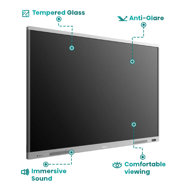 Hisense GoBoard Live MR6DE 65/75/86 Inch 4K Interactive Smart Whiteboard with Built-in Camera - Perfect for Classrooms, Business Meetings & Remote Collaboration