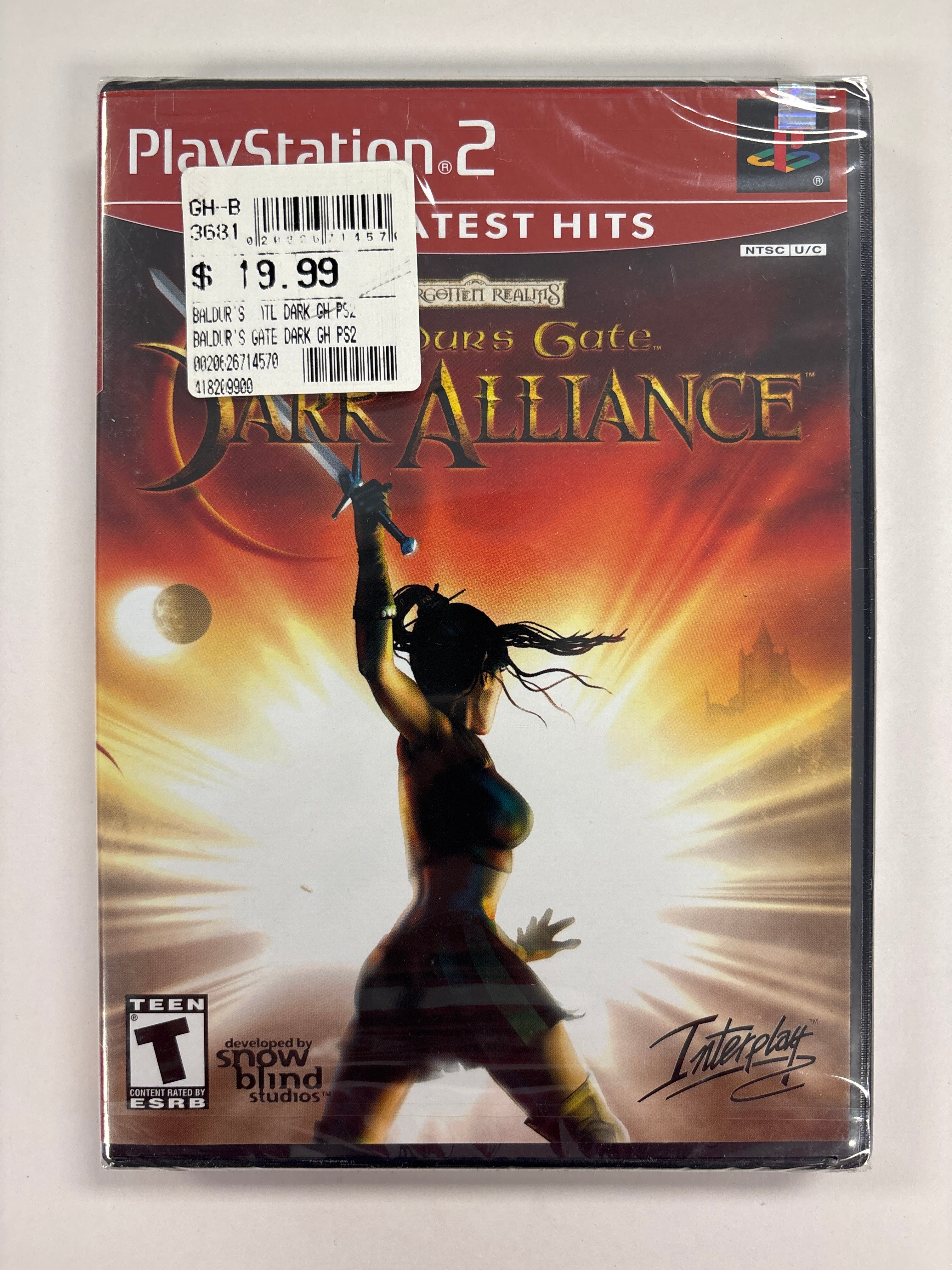 Baldur's Gate: Dark Alliance for PlayStation 2 - Brand New Factory Sealed RPG Game | Perfect for Retro Gaming Collectors & Classic Fantasy Adventure Lovers