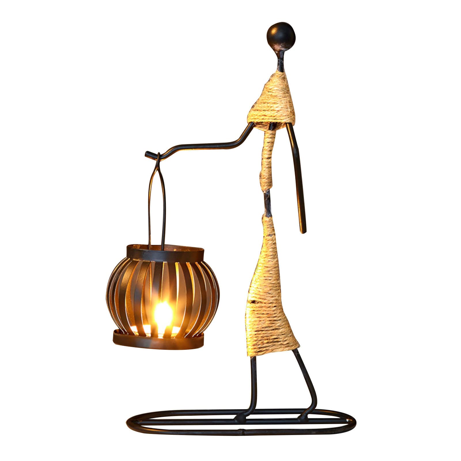 Nordic Style Metal Candle Holder - Elegant Home Decor for Romantic Dinners, Weddings & Parties | Rustic Table Centerpiece for Candles, Fireplace & Holiday Decorations