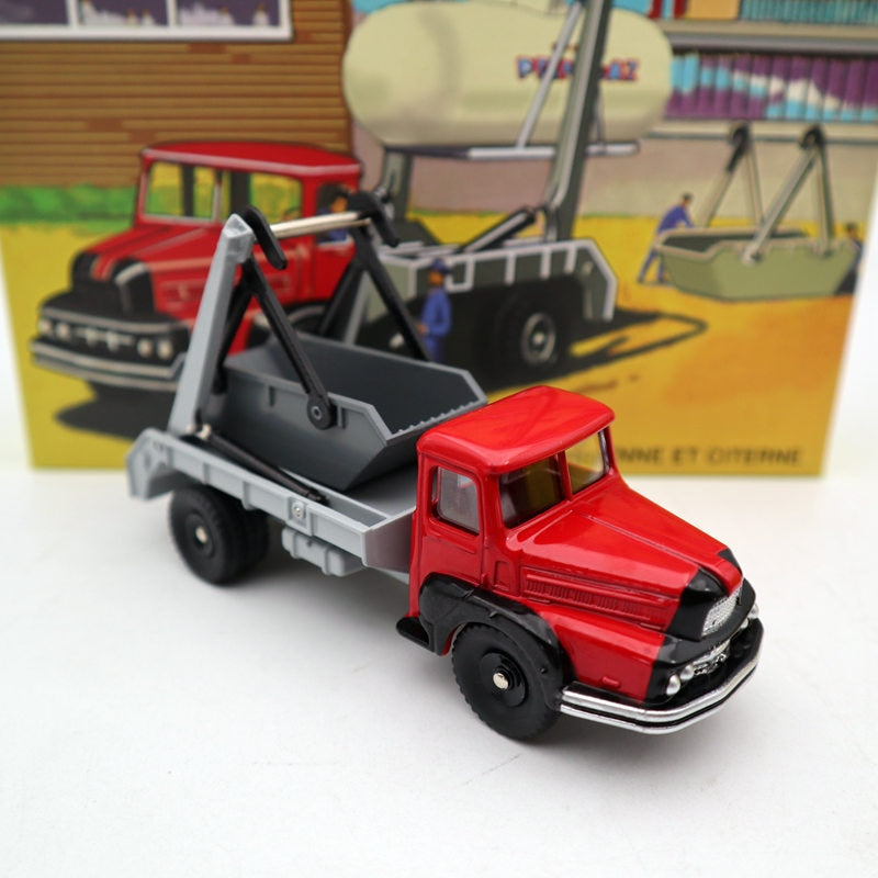 Atlas Dinky 805 Truck Unic Multibenne Marrel with Primagaz Tank - 1:43 Scale Diecast Model Car Collection - Perfect Gift for Collectors & Display for Home/Office