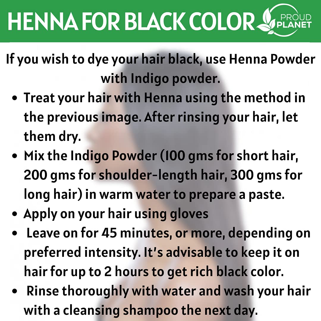 Organic Henna Powder for Hair Dye & Body Art - 100% Natural Lawsonia Inermis Mehndi Powder, USDA Certified by Proud Planet (8oz | 226g) - Perfect for DIY Hair Coloring, Tattoos, and Bridal Mehndi Designs