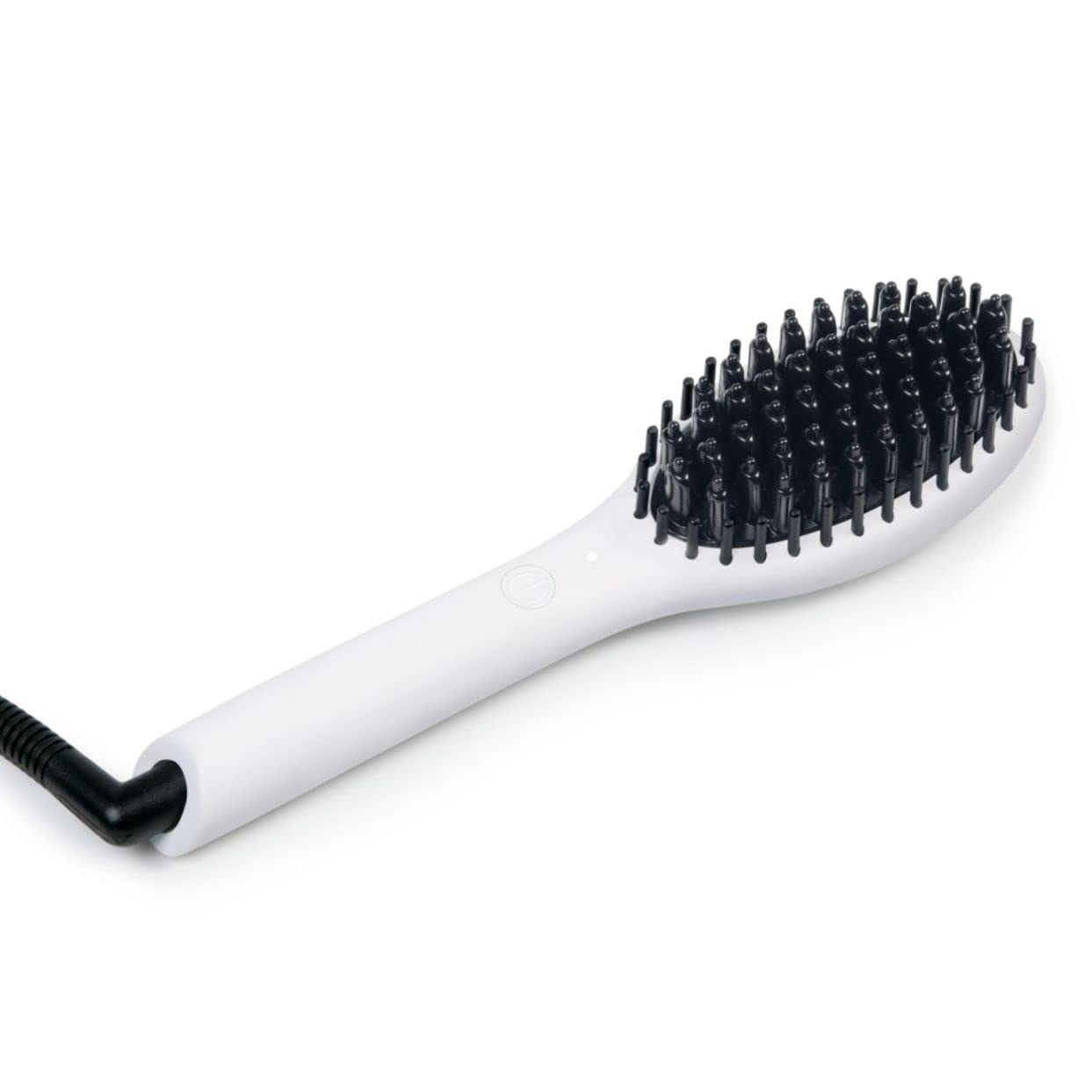 InStyler Straight UP Mini Ceramic Heated Styling Brush - Travel Size Hair Straightener | Fast Heating up to 400°F | 45 Ceramic Plates for Smooth & Shiny Hair | Perfect for Home, Travel & On-The-Go Styling