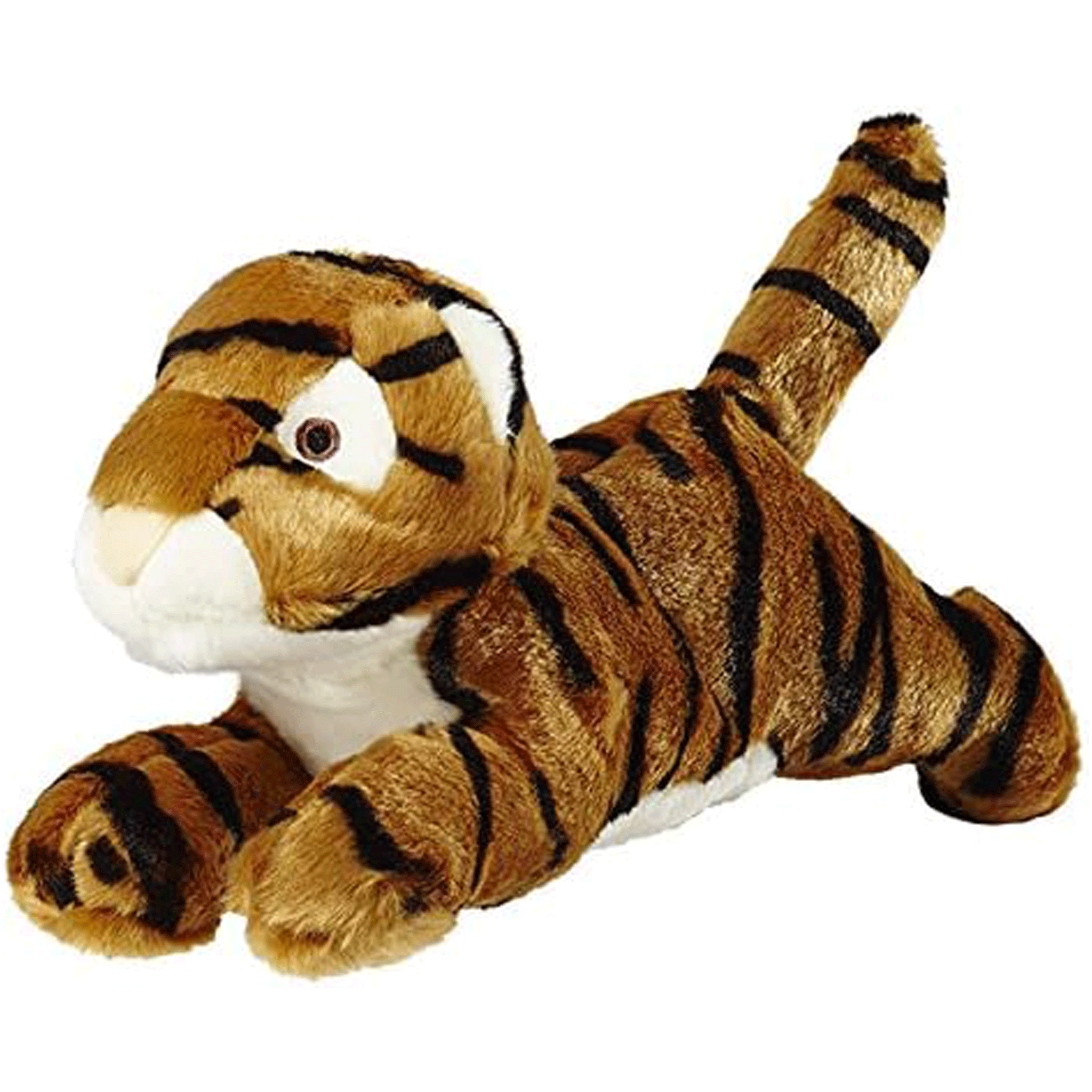 Fluff & Tuff Boomer Tiger Dog Toy - Durable Plush Chew Toy for Aggressive Chewers, Interactive Play & Training - Perfect for Large & Small Dogs Indoor/Outdoor Fun