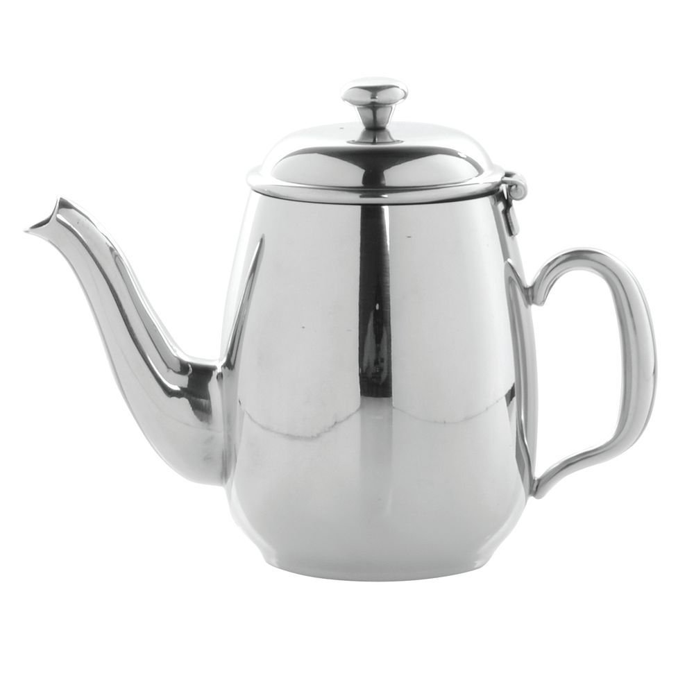 Vollrath 46594 Orion 20oz Stainless Steel Coffee Pot - Durable Commercial Coffee Brewer for Restaurants, Cafes & Office Use