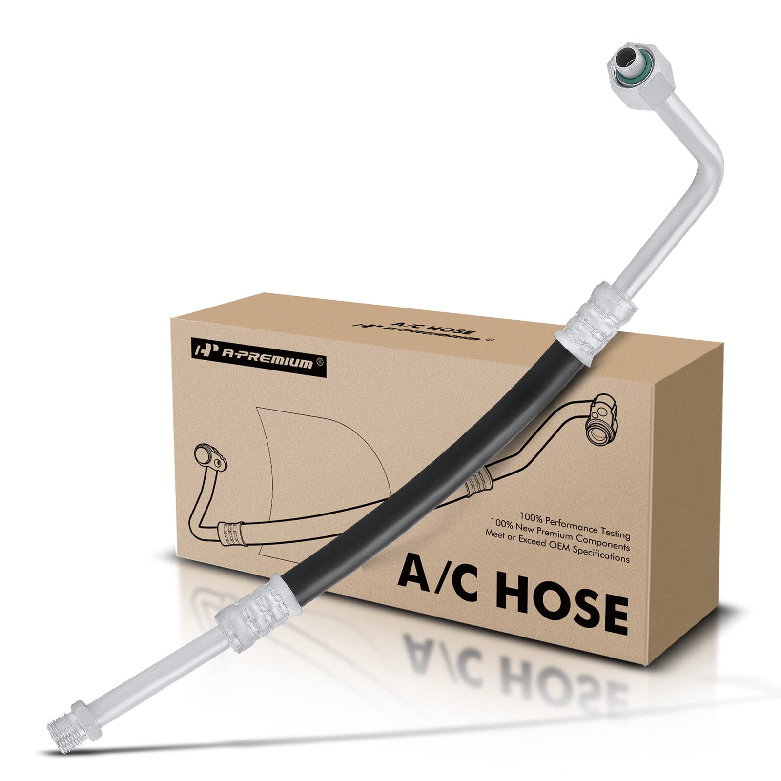 Premium A/C Liquid Line Hose Assembly for Ford E-150 E-250 Econoline Club Wagon Super Duty | Condenser to Evaporator Replacement | No Orifice Tube | Perfect for AC System Repairs & Maintenance