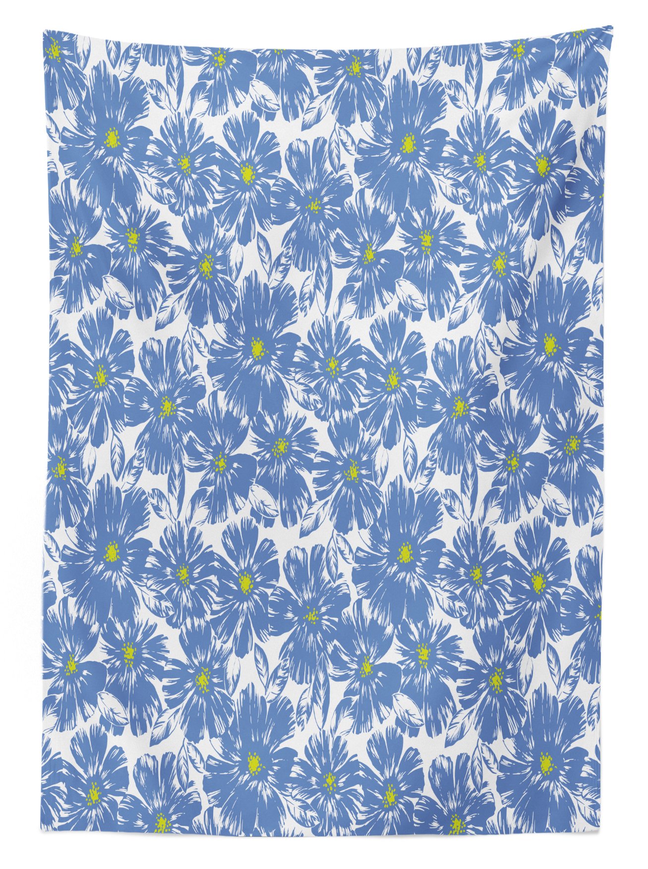 Ambesonne Floral Tablecloth - Corsage Daisy Jasmine Petals Pastel Design, 60
