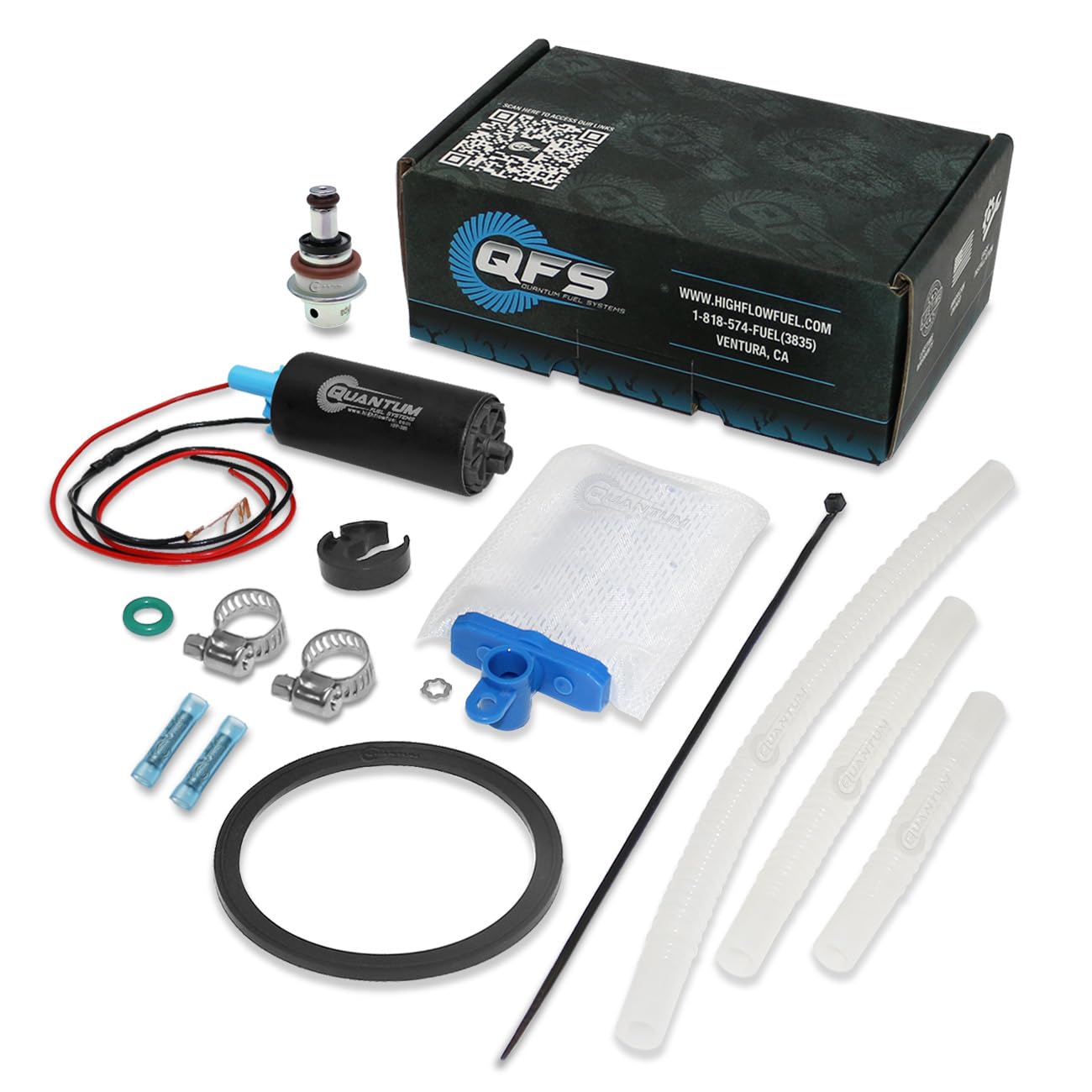 QFS In-Tank EFI Fuel Pump with Fuel Pressure Regulator, Tank Seal & Strainer - Replacement for 2017-2018 Can-Am Renegade 570/650/850/1000 (Part# 709000758, 709000461, 709000208, 715900322) - Off-Road ATV Performance Upgrade & Maintenance Solution