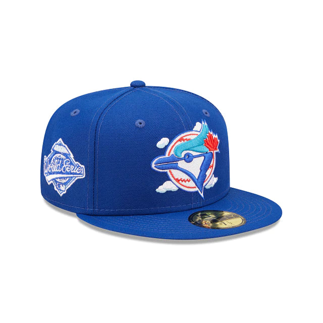 Toronto Blue Jays 1992 World Series Blue 59FIFTY Fitted Baseball Cap for Men - Perfect for Game Day, Sports Events & Casual Wear