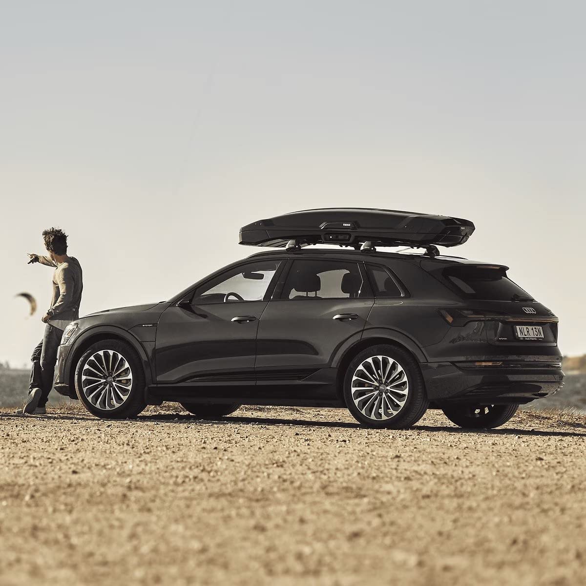 Thule Vector Rooftop Cargo Box - Waterproof & Durable Car Top Storage Carrier for SUVs, Trucks & Vans - Perfect for Road Trips, Camping & Outdoor Adventures