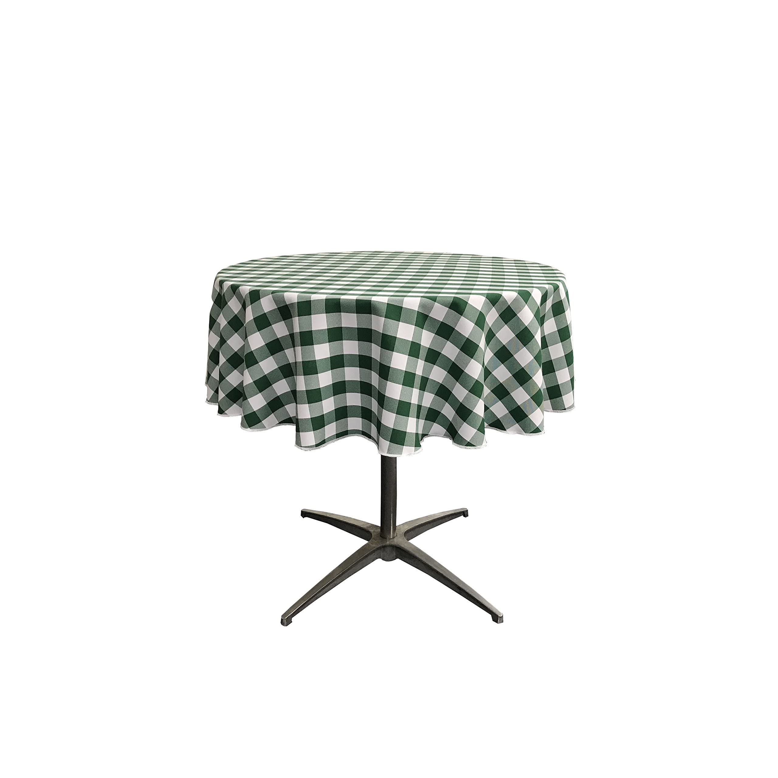 LA Linen Gingham Tablecloth - 58