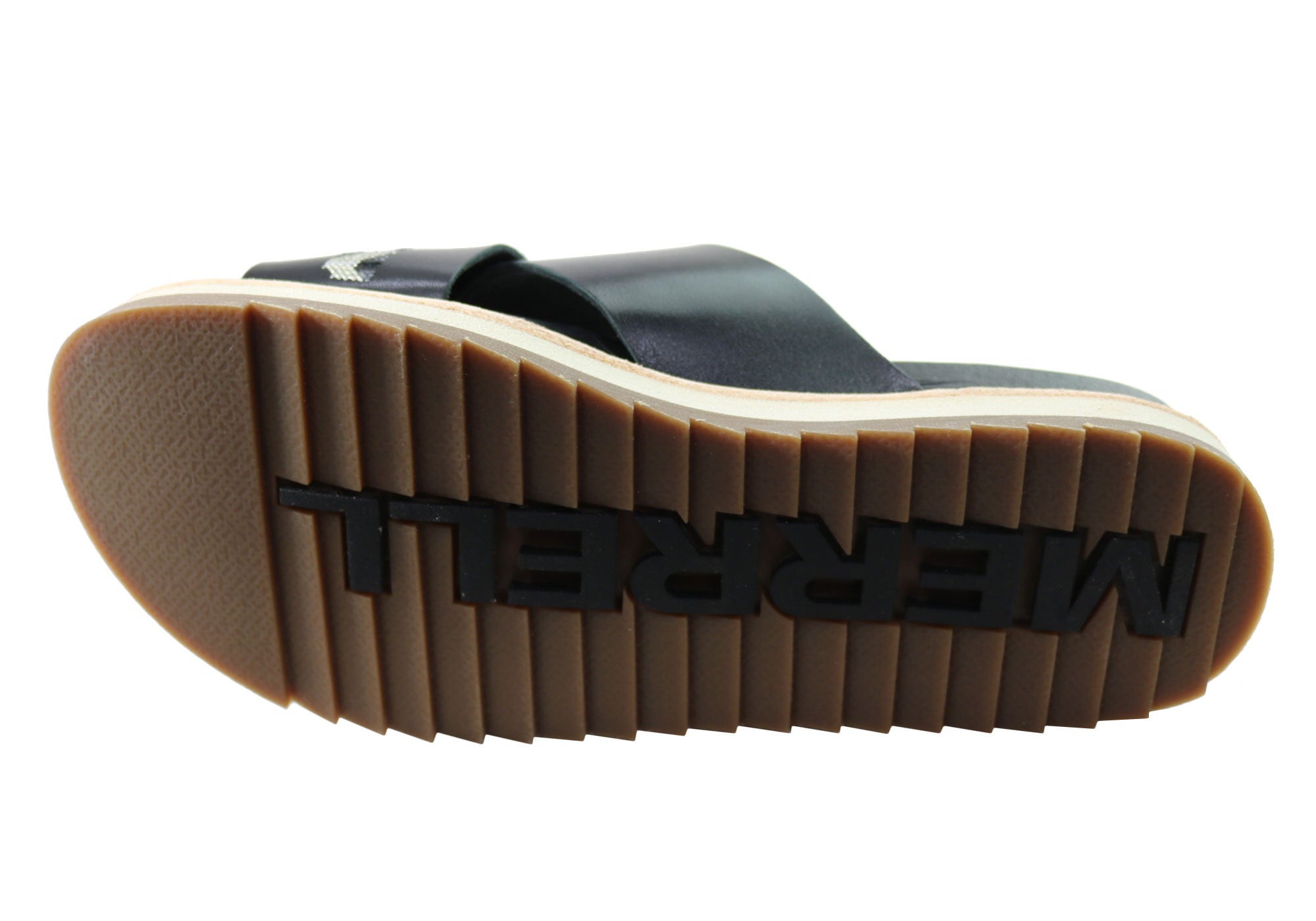 Merrell Women's Juno Slide - Comfortable Leather Slides Sandals for Women - Perfect for Beach, Pool, and Casual Wear