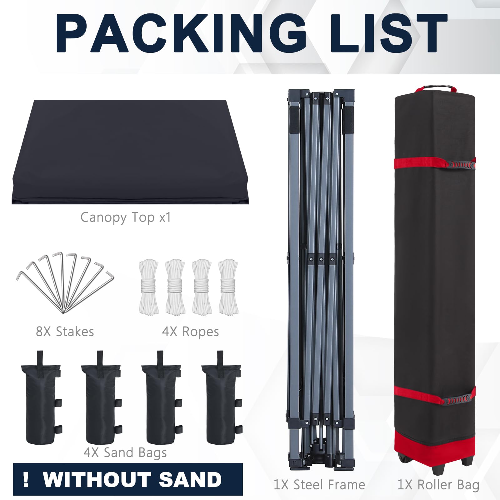 COOSHADE 12x12Ft Heavy Duty Pop Up Canopy Tent - Instant Shelter for Outdoor Events, Beach, Camping & Backyard (Black) | Weather Resistant & Portable Gazebo