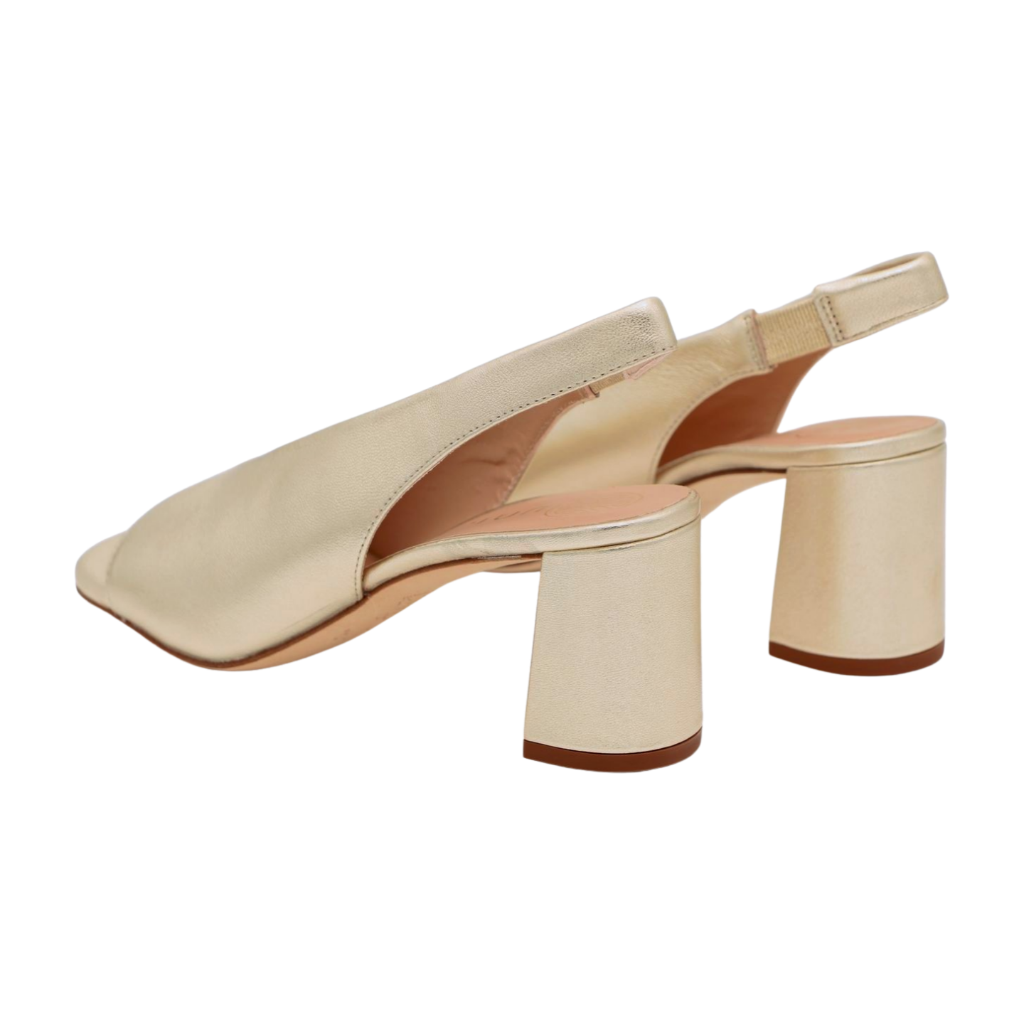 UNISA Women's Gold Peep Toe Slingback Heels - Elegant Dress Shoes for Weddings, Parties & Special Occasions | Comfortable High Heel Sandals for Evening Events & Date Nights