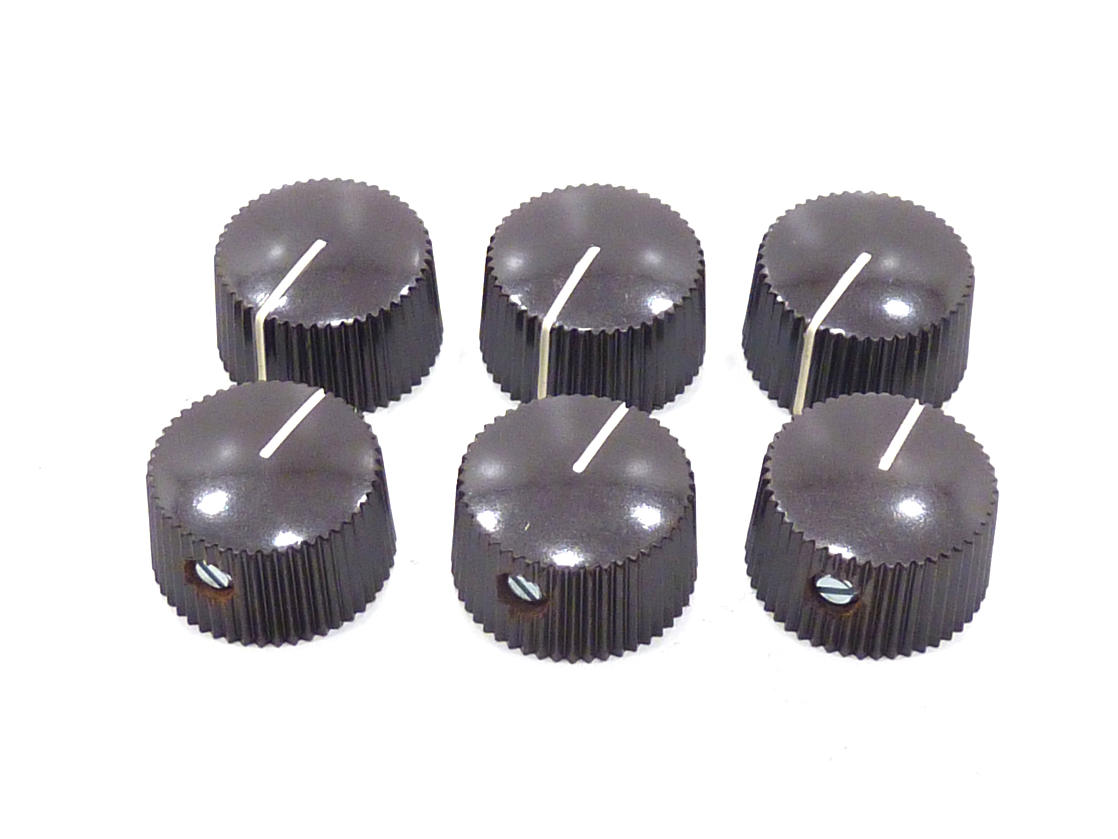 Fender Original Brown Vintage Knobs 099-0934-000 for Guitar Amp & Electric Guitar Replacement Parts - Perfect for DIY Repairs & Vintage Tone Upgrades