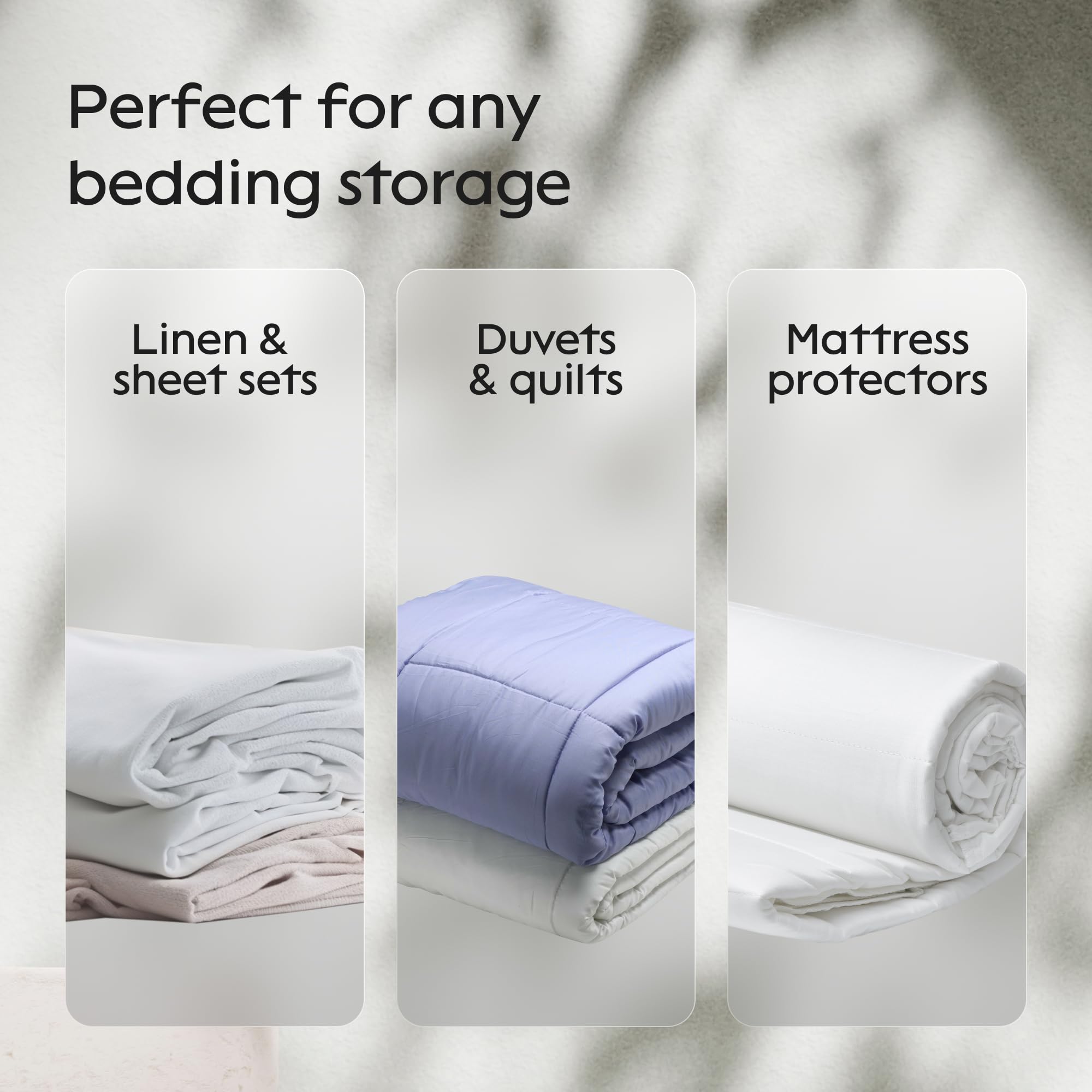 Elastic Bed Sheet Organizer Bands 4-Pack - Stretchable Linen Closet Storage Labels for King Size Sheets, Duvets & Quilts - Perfect for Home Organization and Space Saving in Bedroom Closets