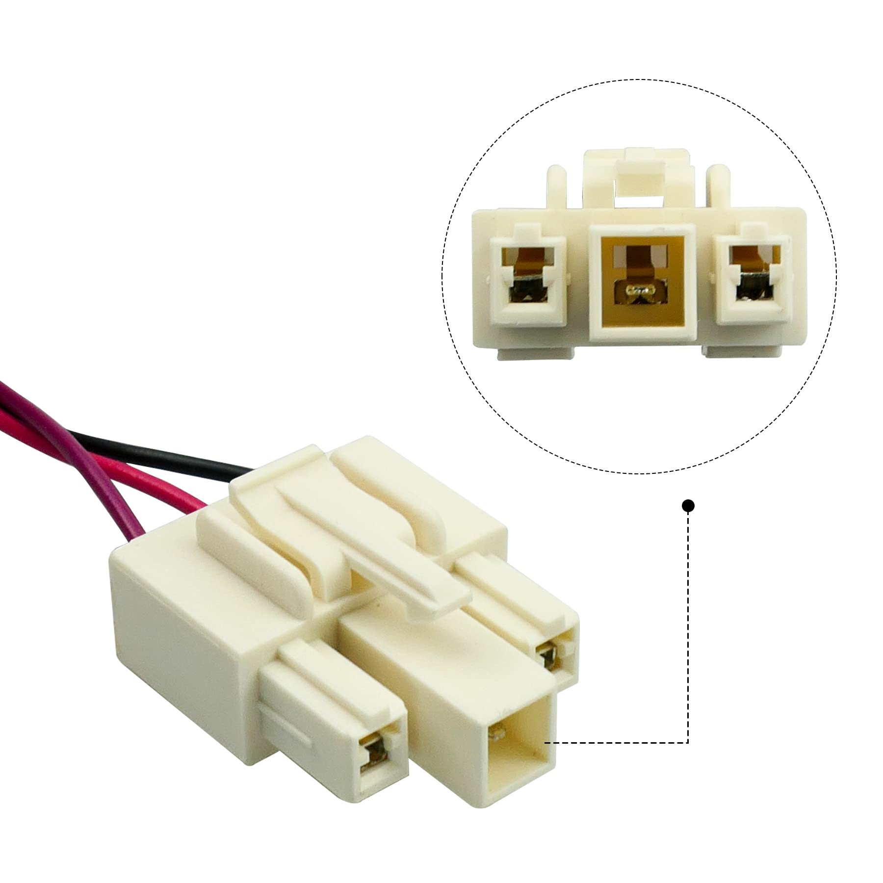 12V 4W Refrigerator Evaporator Fan Motor - Compatible with Midea BCD-330WTV, Vissani, Frigidaire, Magick Chef - Replaces 50240401000p & ZWF-02-4 - Perfect for Freezer Condenser Cooling & Refrigerator Repair - Ideal for Home, Restaurant, and Commercial Use