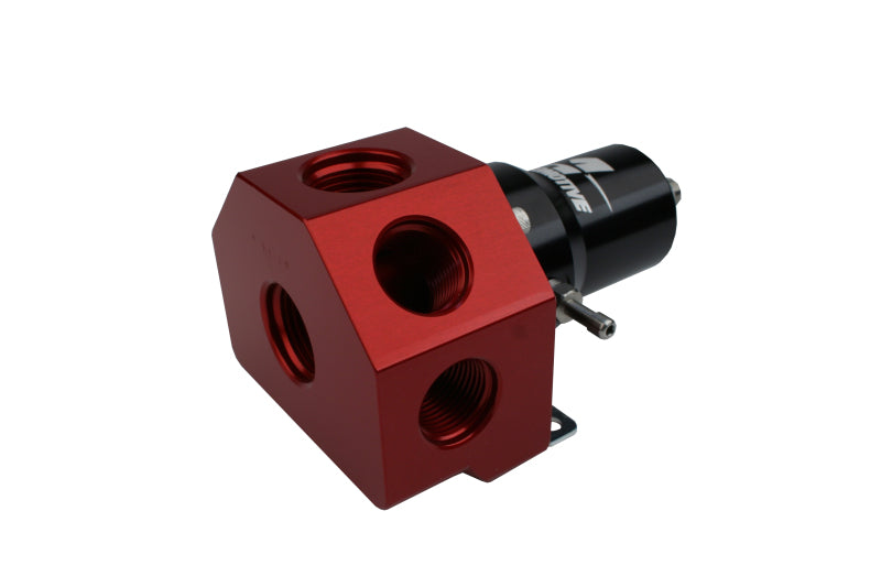 Aeromotive Fuel Pressure Regulator 30-120 PSI with .500 Valve, 4x AN-08 & AN-10 Inlets & AN-10 Bypass - High Performance Fuel System for Racing & Custom Cars