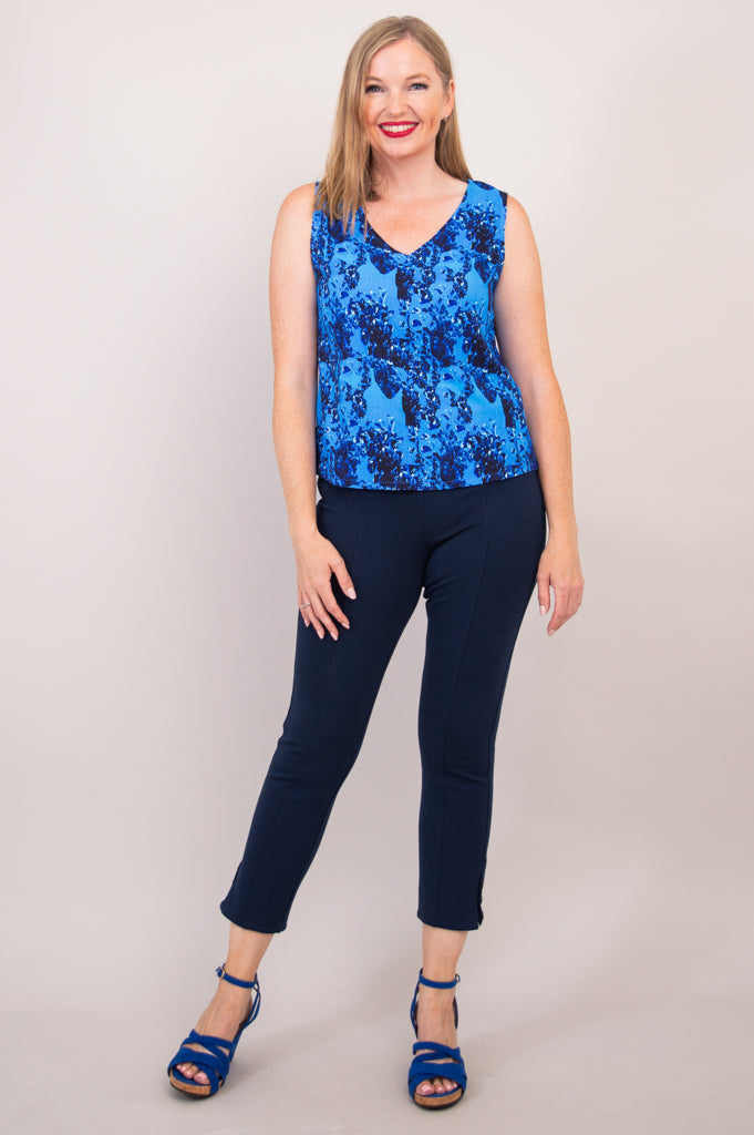 Havana Tank Top - Breathable Bamboo Linen Blend with Canopy Design | Women's Summer Casual Wear for Beach & Outdoor Activities