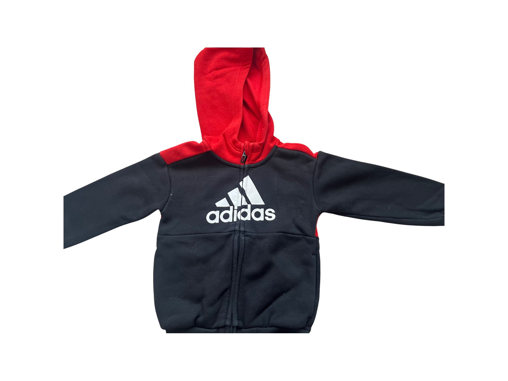 Adidas Kids' 3T Zippered Hoodie Sweatshirt - Cozy & Stylish for Playdates, School & Outdoor Activities