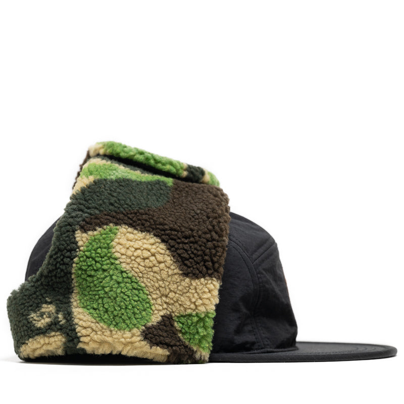 BAPE ABC Camo Puffy Flight Jacket - Black | Men's Streetwear Fashion for Urban Outfits & Winter Style