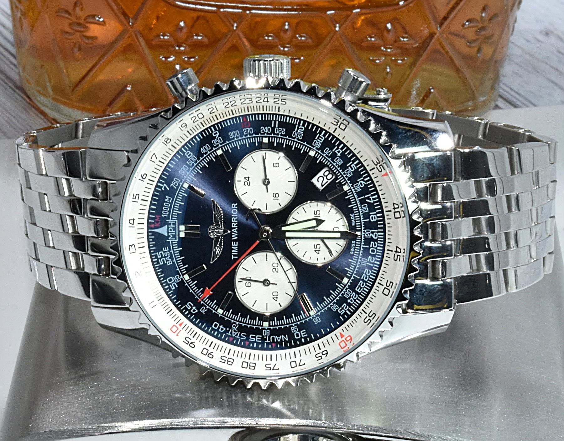 Automatic Chronograph Men's Mechanical Watch - Luxury Luminous Fashion Watch for Men | Perfect for Business, Casual Wear & Special Occasions