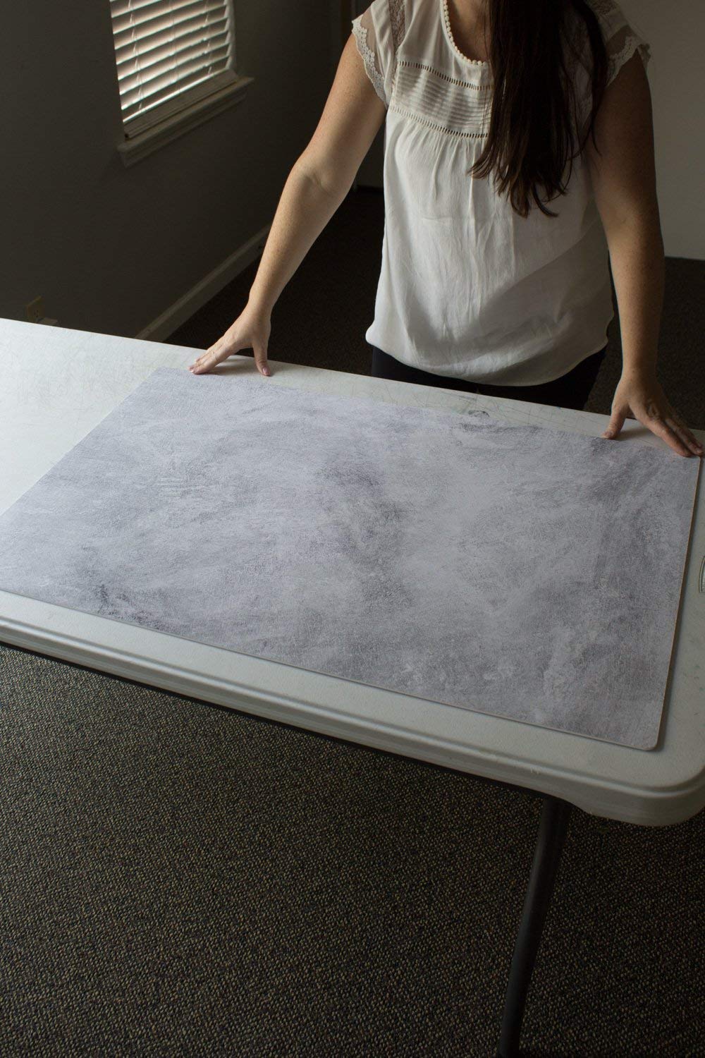 Abstract Concrete Photography Backdrop 2x3ft - for Baking & Food Styling