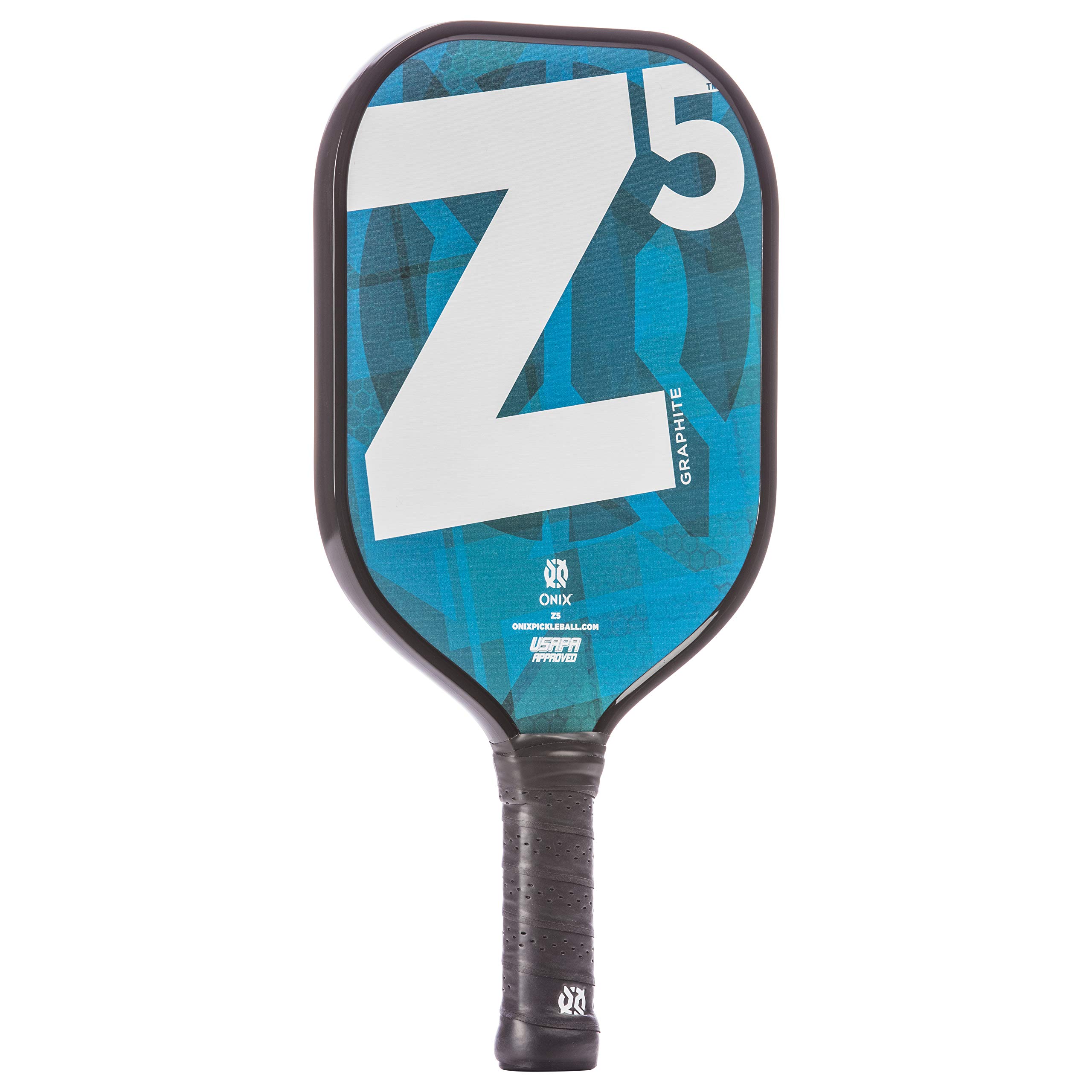 Premium Onix Z5 Graphite Pickleball Paddle - Lightweight Carbon Fiber Face with Comfort Cushion Grip & Protective Cover | Ideal for Tournament Play & Recreational Games