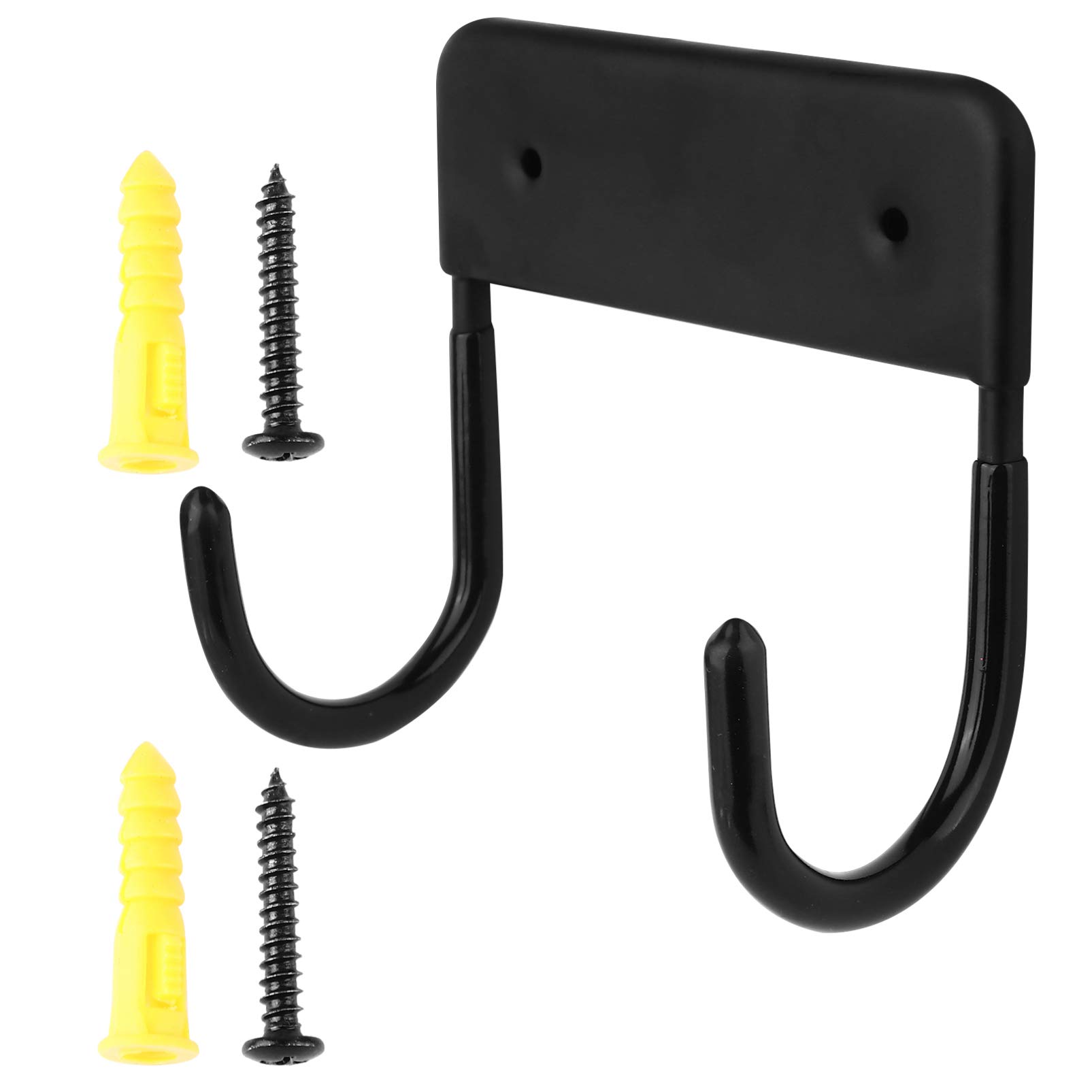Garneck Iron Hook Organizer Shelf - Heavy Duty Wall Mounted Hooks for Hanging Keys, Hats, Coats & Accessories - Perfect for Entryway, Garage, Mudroom & Closet Organization