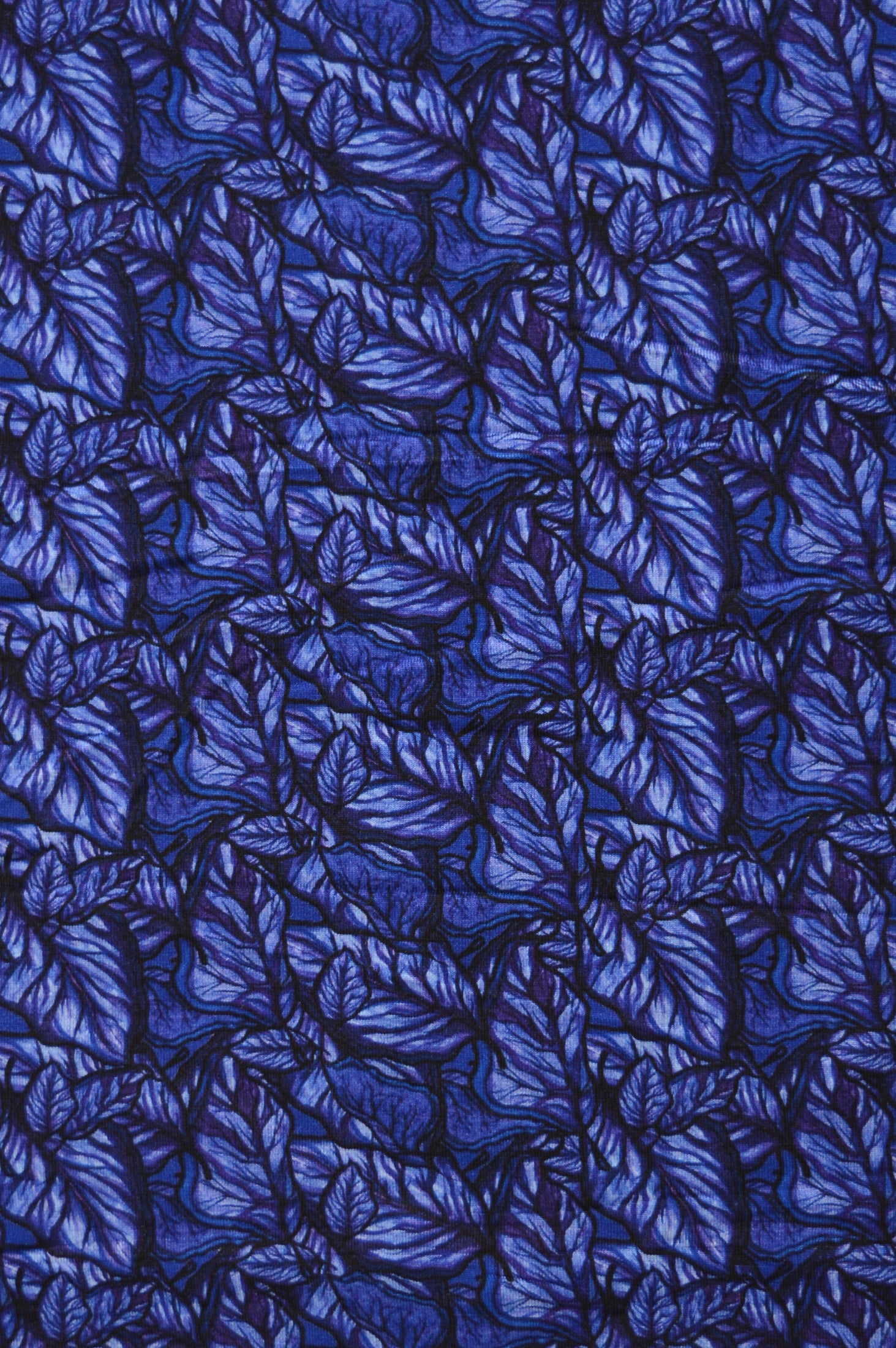 Franca Long Sleeve Top in Midnight Leaves Print - Soft Bamboo Fabric for Women | Perfect for Casual Wear, Office Outfits & Layering