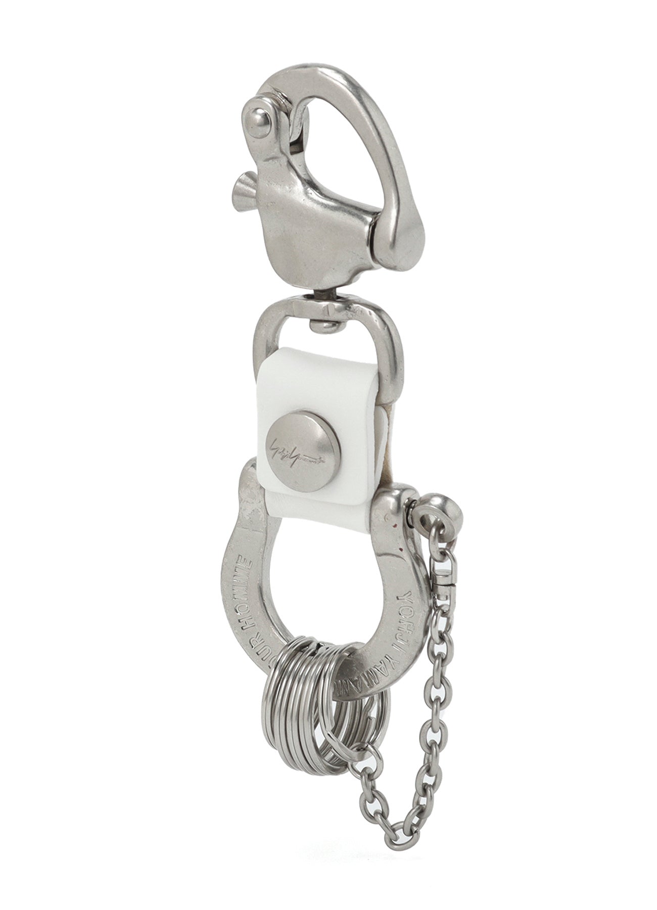 Premium Brass & Iron YY Signature Carabiner Clip - Heavy Duty Keychain Hook for Outdoor Gear, Keys, Backpacks & Camping Equipment