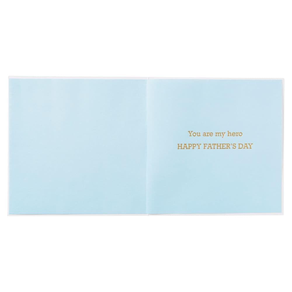Super Dad Lettering Father's Day Card - Heartfelt Greeting Card for Dad, Stepdad, Grandpa - Perfect for Birthday, Anniversary & Special Occasions
