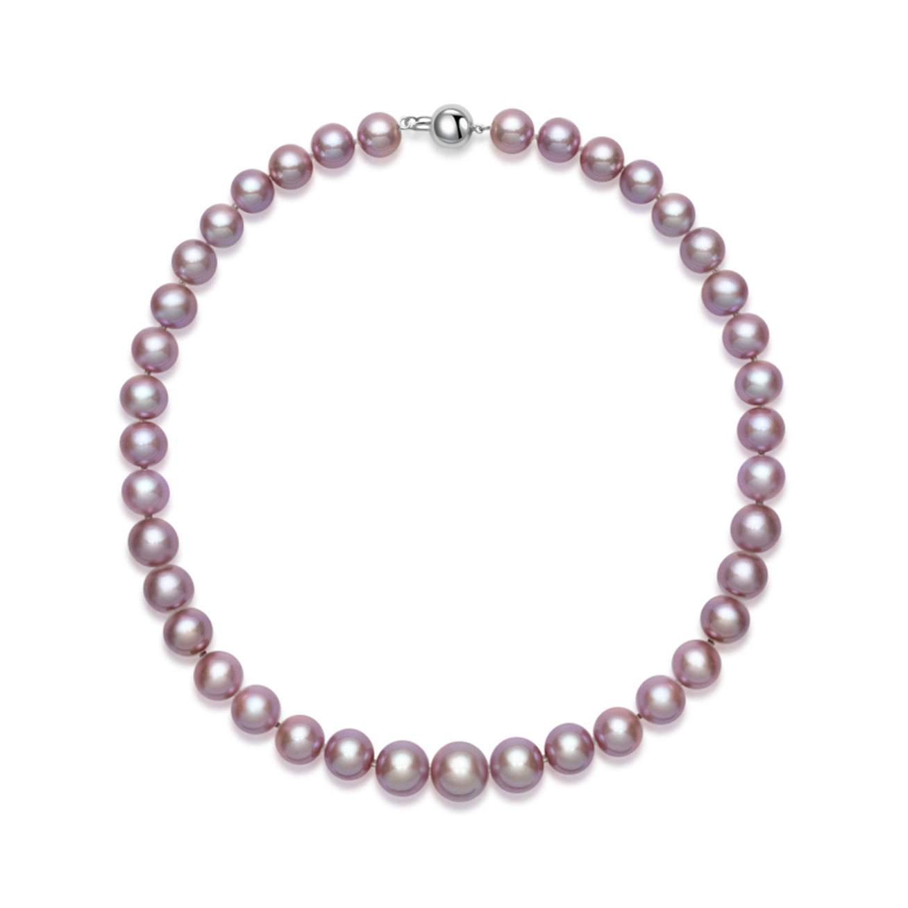 18K Gold Plated Edison Pearl Necklace - Purple Lustre Pearl Pendant for Women, Elegant Gift for Wedding, Anniversary & Special Occasions