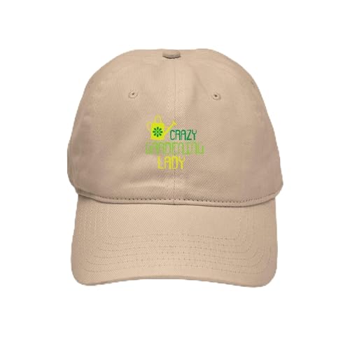 Khaki - Crazy Gardening Lady Cap