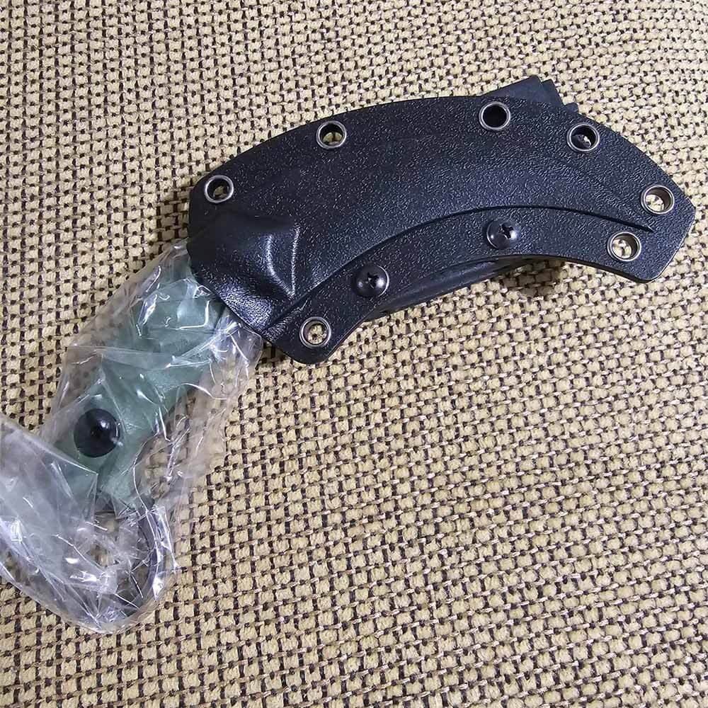 Premium Karambit Knife - D2 Steel Fixed Blade Hunting & Camping Companion - Sharp Tactical Knife for Outdoor Survival, Bushcraft & Self Defense