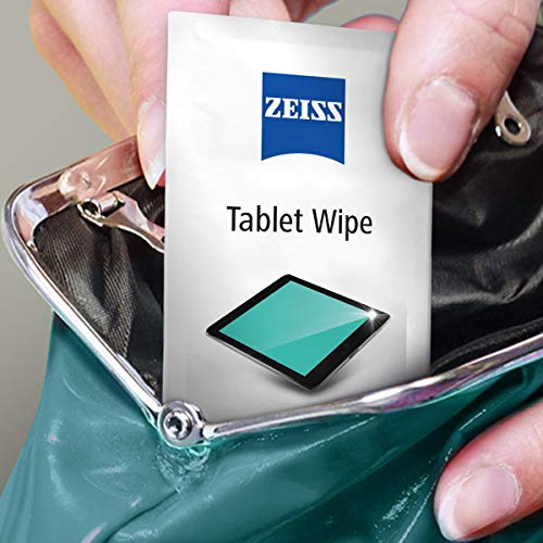 Zeiss 581-998 30 Pack Screen Cleaning Wipes for Soft and Clean Screens – Perfect for Smartphones, Laptops, TVs, and Glasses