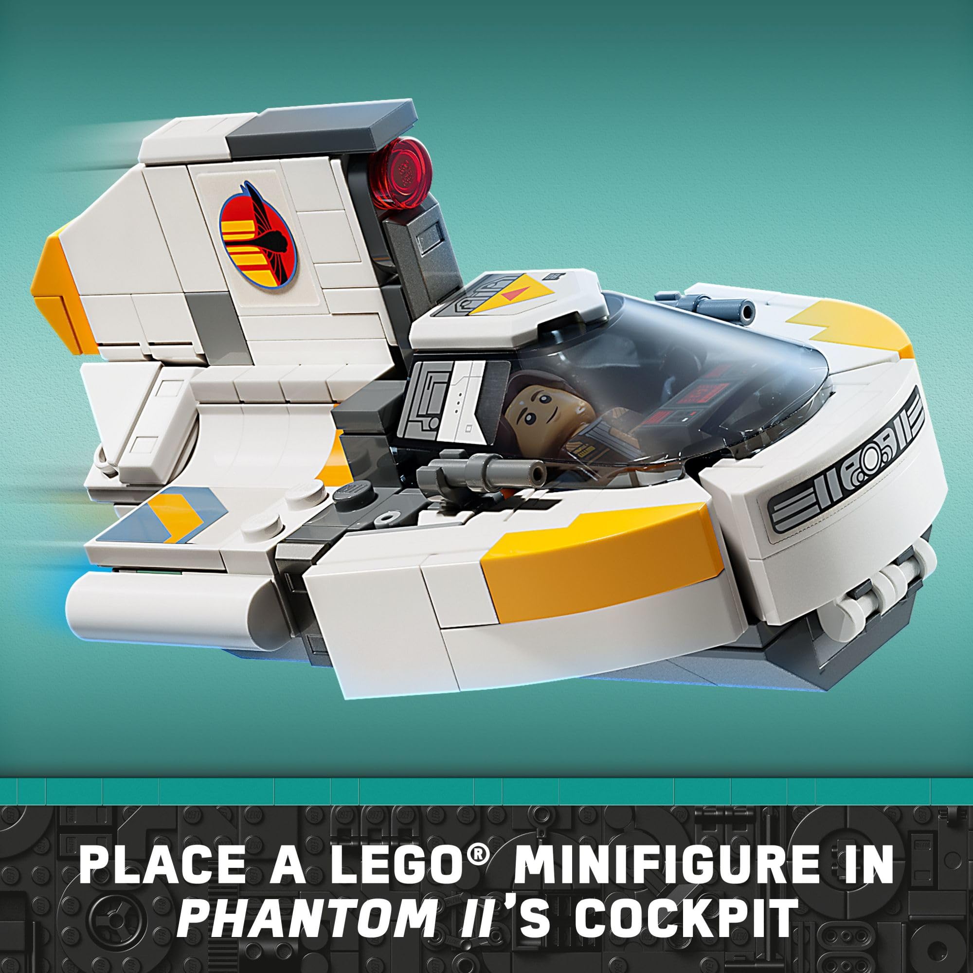 LEGO Star Wars Ahsoka Ghost and Phantom II Spaceship Building Set (75357) - 5 Minifigures - Star Wars Toys for Kids Ages 10+ - Perfect Birthday Gift & Collectible for Boys & Girls - Build & Play Spaceship Adventure for Star Wars Fans