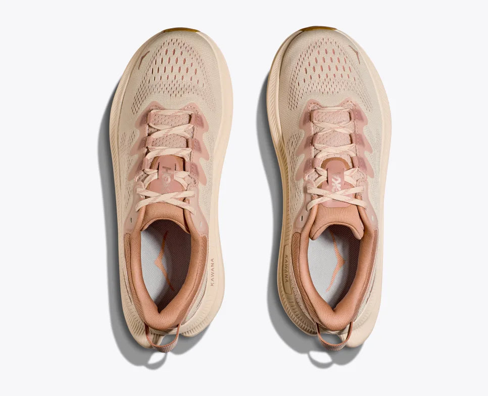 HOKA Women's Kawana 2 Running Shoes - Lightweight Cushioned Sneakers for Women in Vanilla/Sandstone | Perfect for Jogging, Gym Workouts & Everyday Comfort