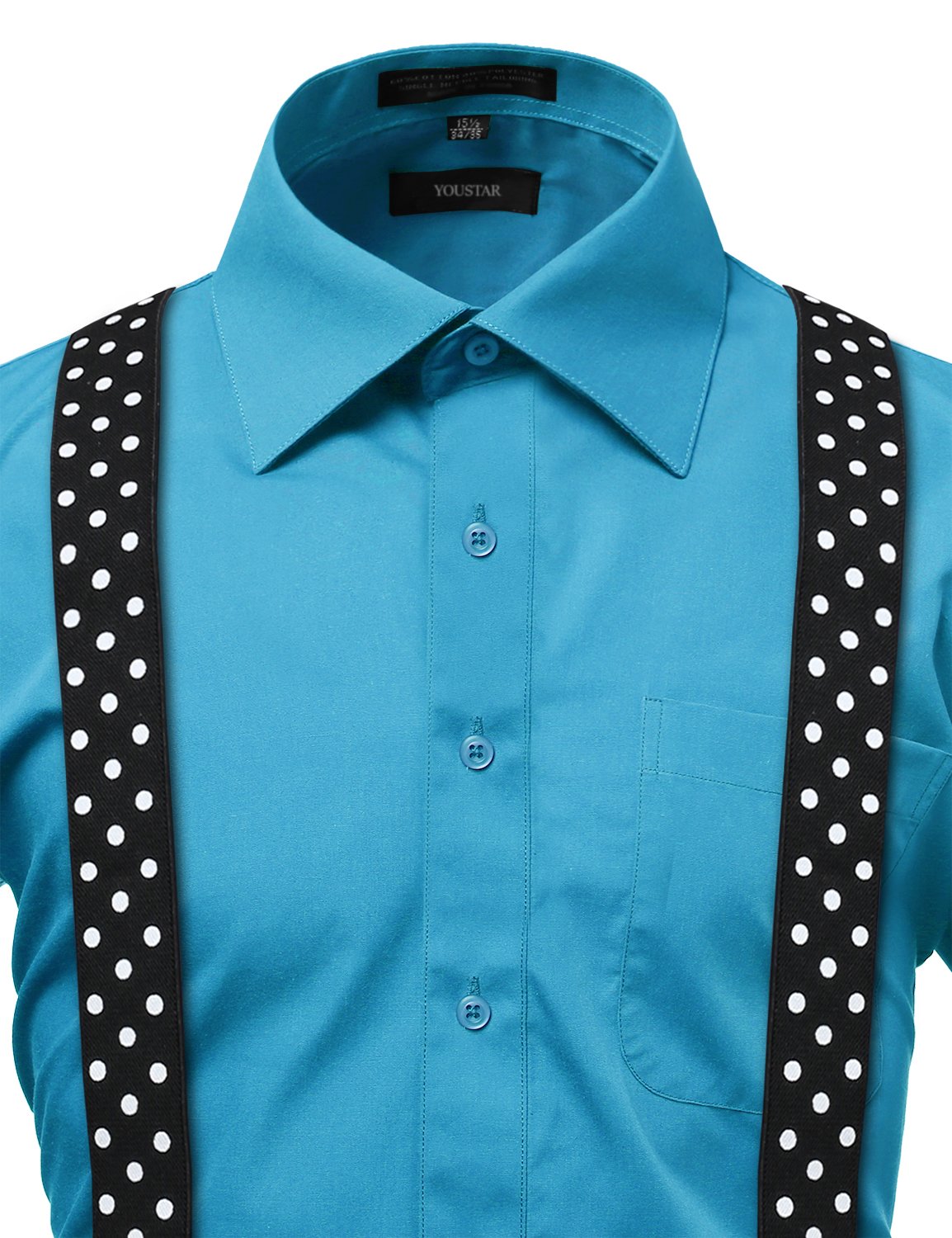 Premium Youstar Men's Regular Fit Dress Shirt - Classic Business & Formal Wear - Perfect for Office, Interviews & Special Occasions