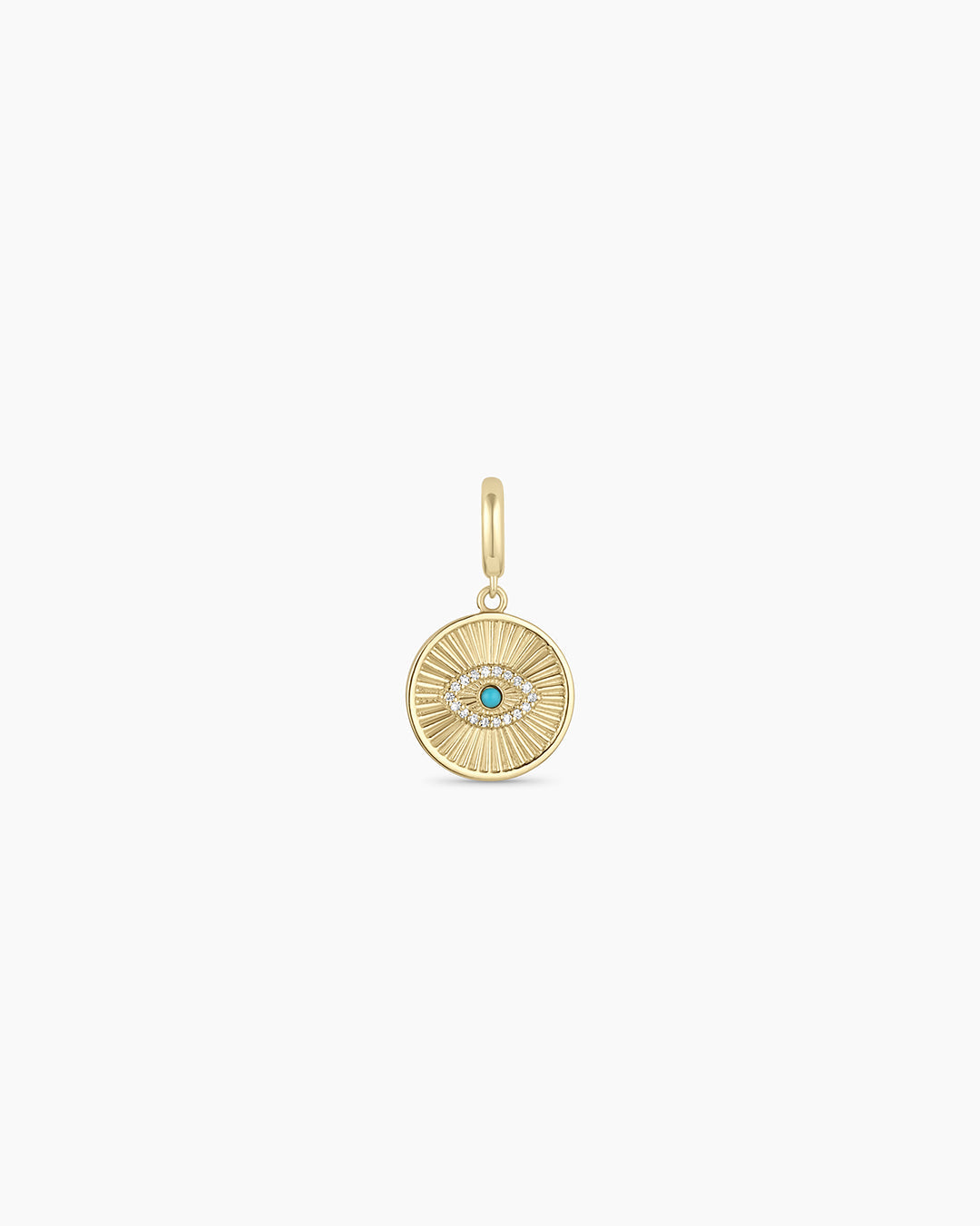 Evil Eye Diamond Charm Pendant Necklace - Protection Jewelry for Women, Gift for Her, Perfect for Everyday Wear & Special Occasions