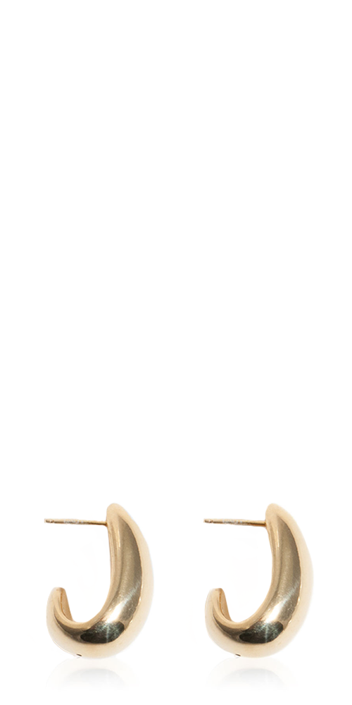 Dolcezza Hoops - 14K Gold Plated Elegant Hoop Earrings for Women, Hypoallergenic & Lightweight, Perfect for Everyday Wear, Parties & Gifts